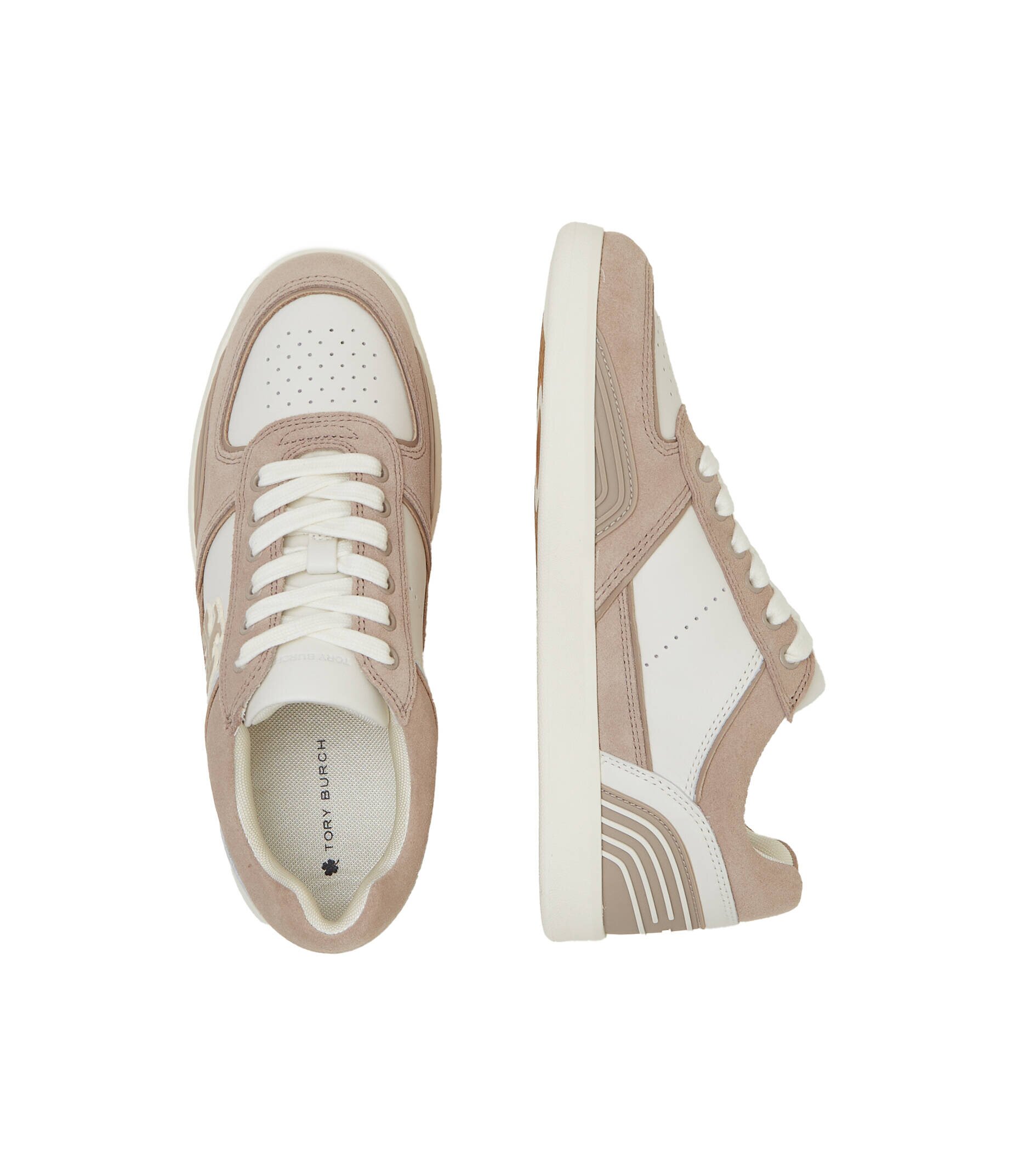 Tory Burch Teniși din piele Clover Court | piele întoarsă