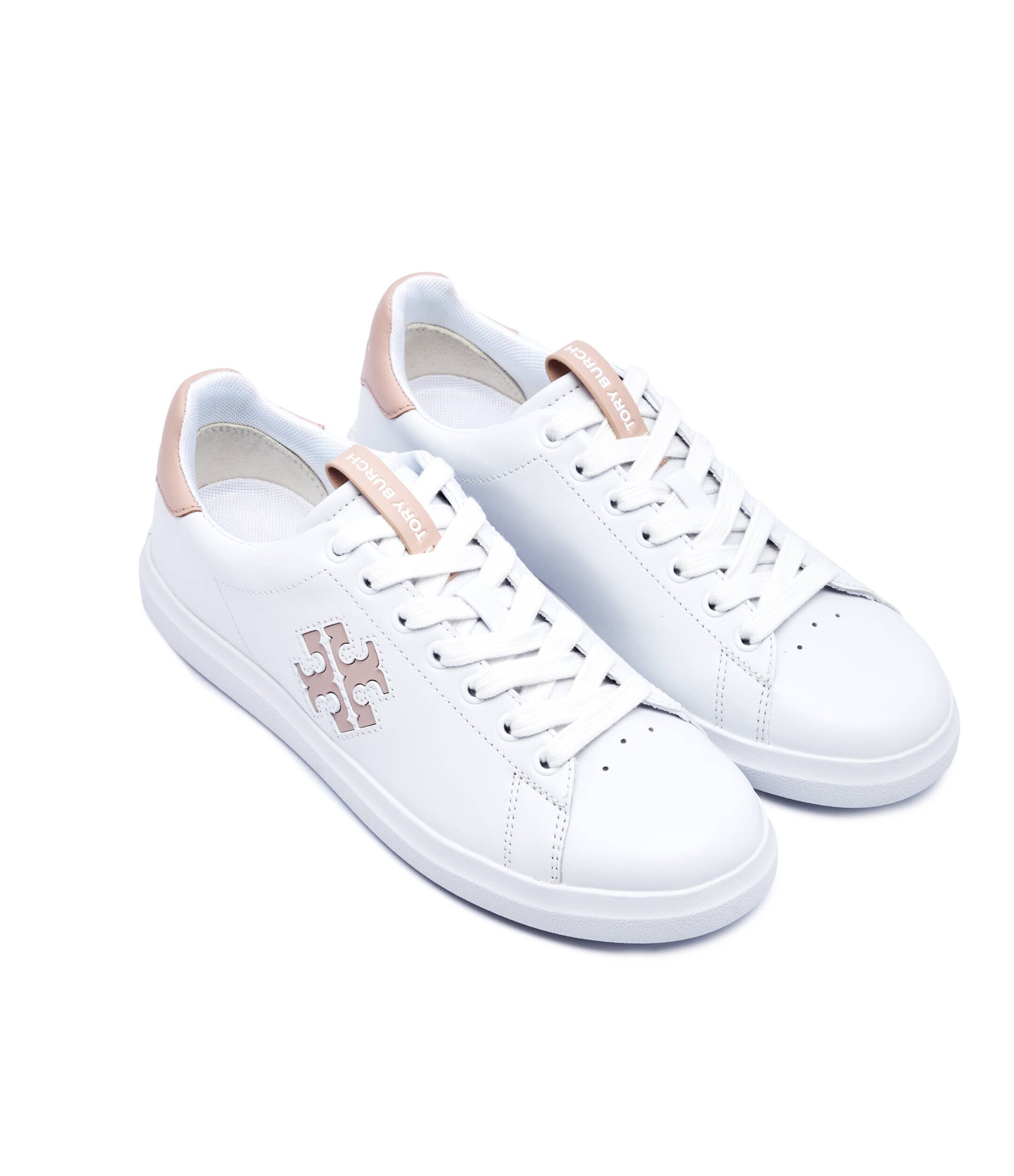 Tory Burch Teniși din piele Double T Howell Court