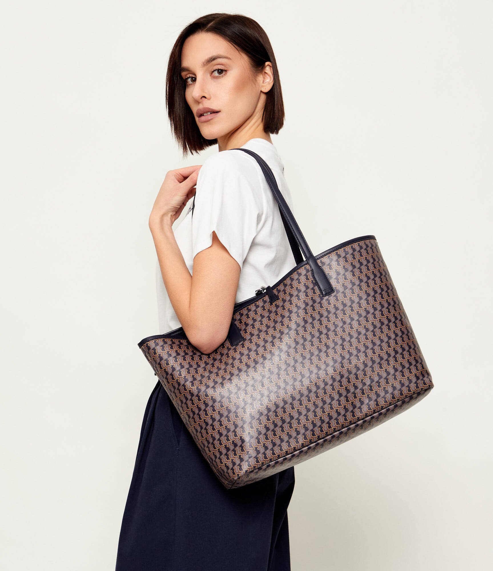 Tous Geantă shopper cu două fețe + borsetă DOUBLE-WAY MANIFESTO