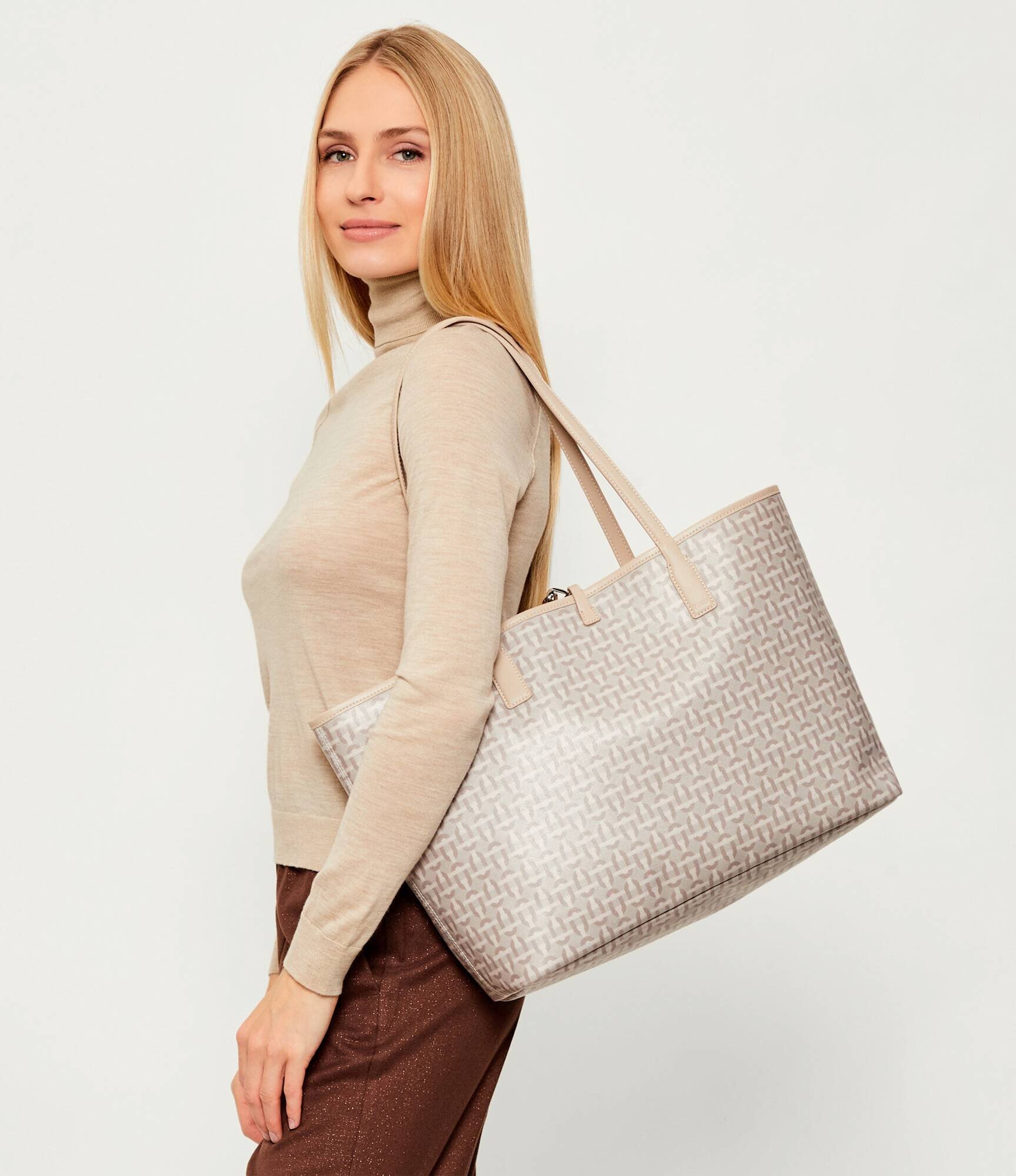 Tous Geantă shopper cu două fețe + borsetă DOUBLE-WAY MANIFESTO