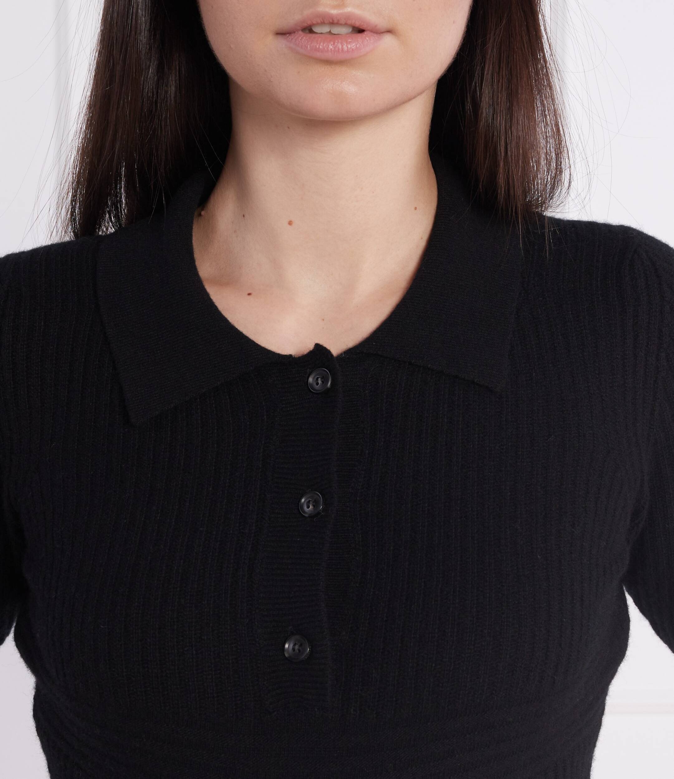Trussardi De lână polo | Slim Fit cu adaos de cașmir