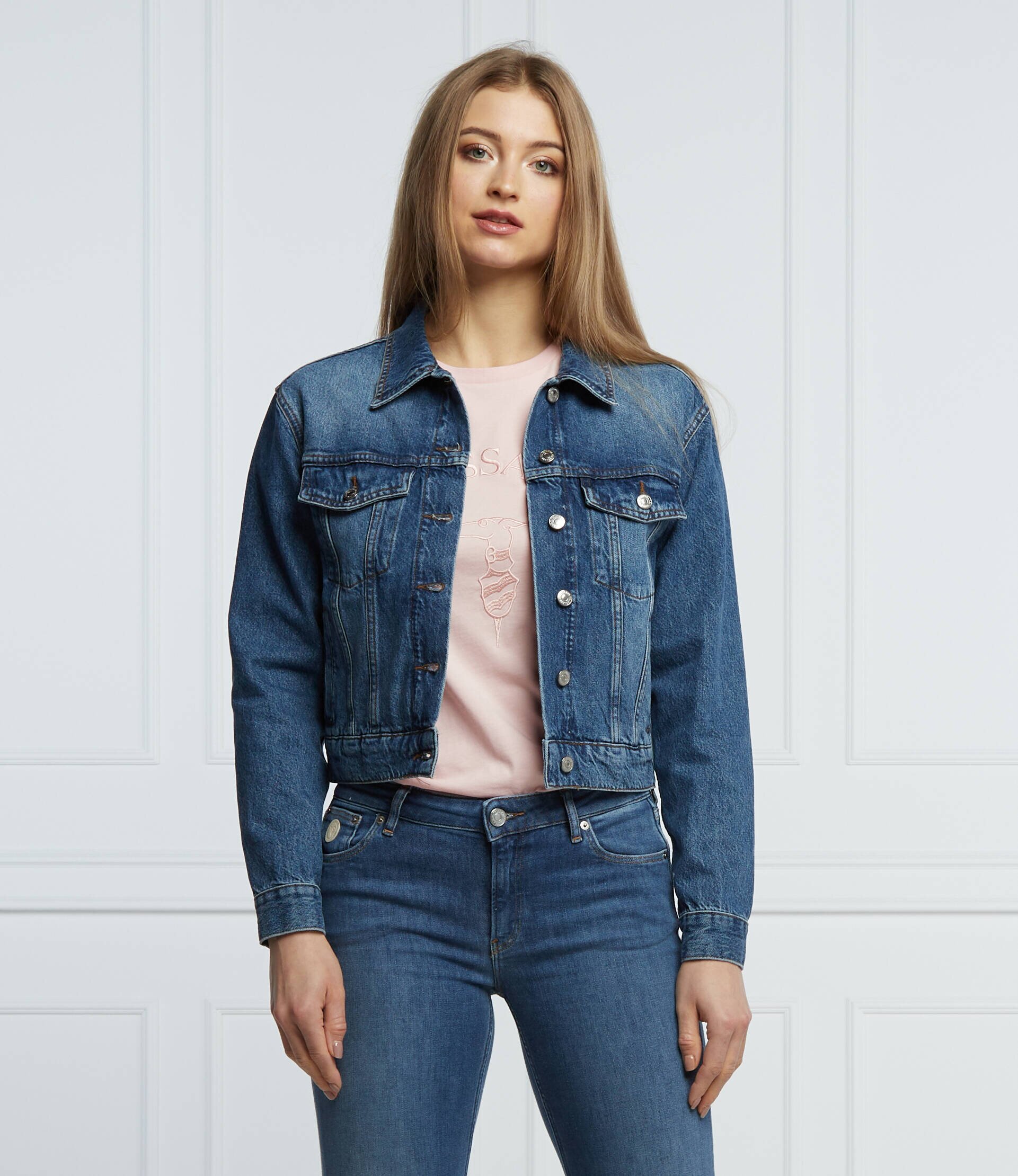 Trussardi Geacă de blug | Regular Fit