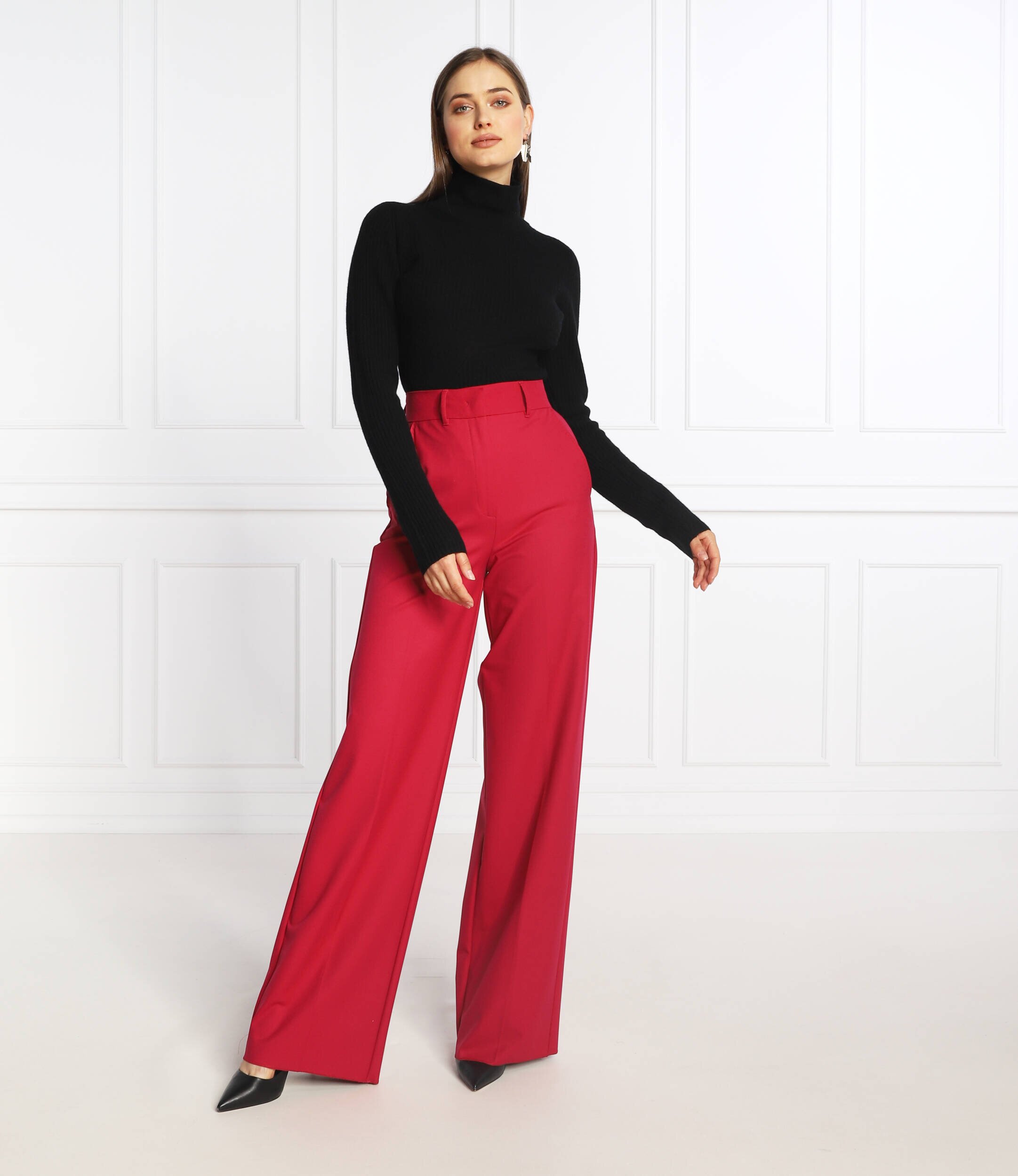 Trussardi Maletă ARCHIVE RIBS cu adaos de lână și cașmir