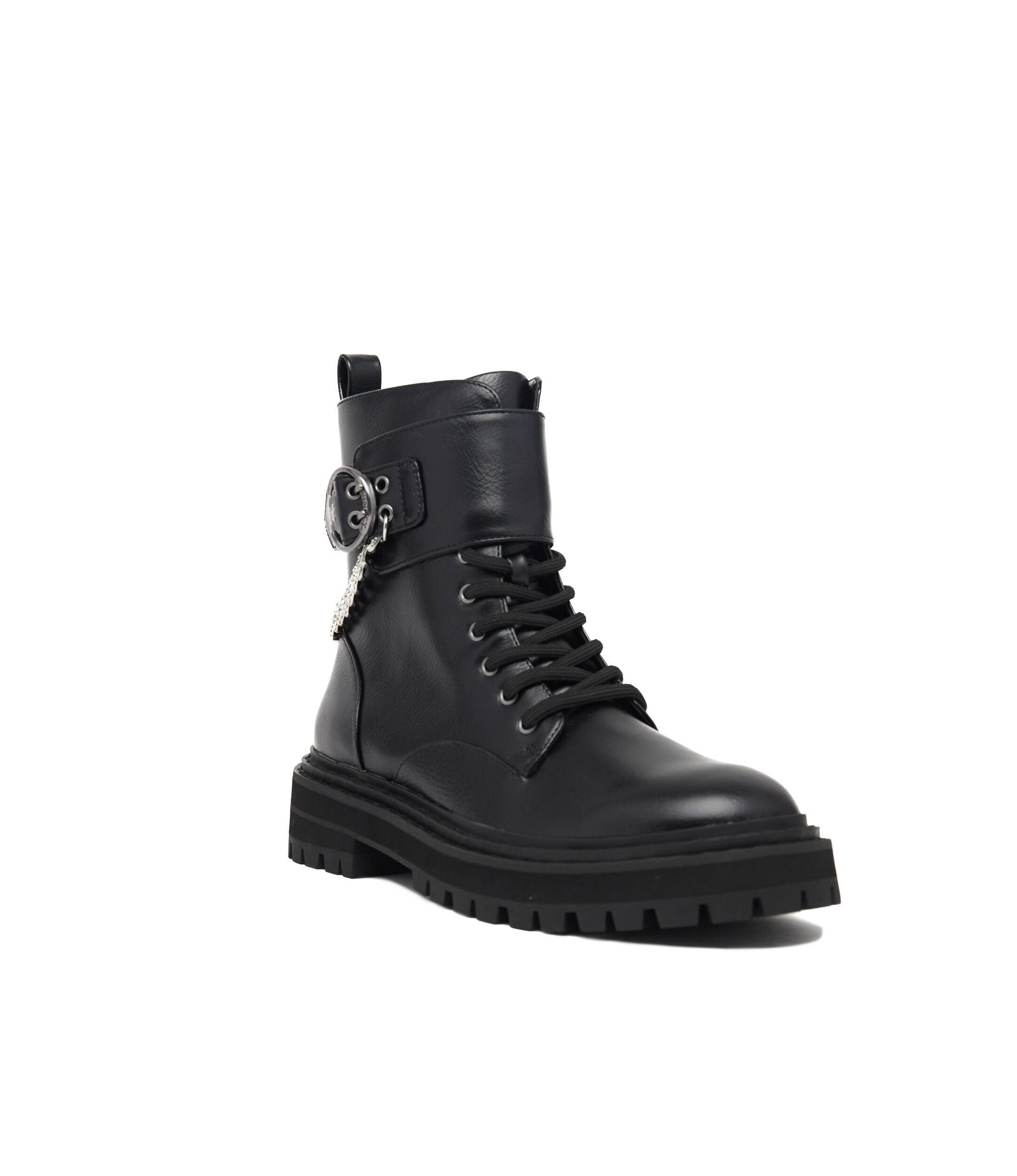 Twinset Actitude Botine cu adaos de piele
