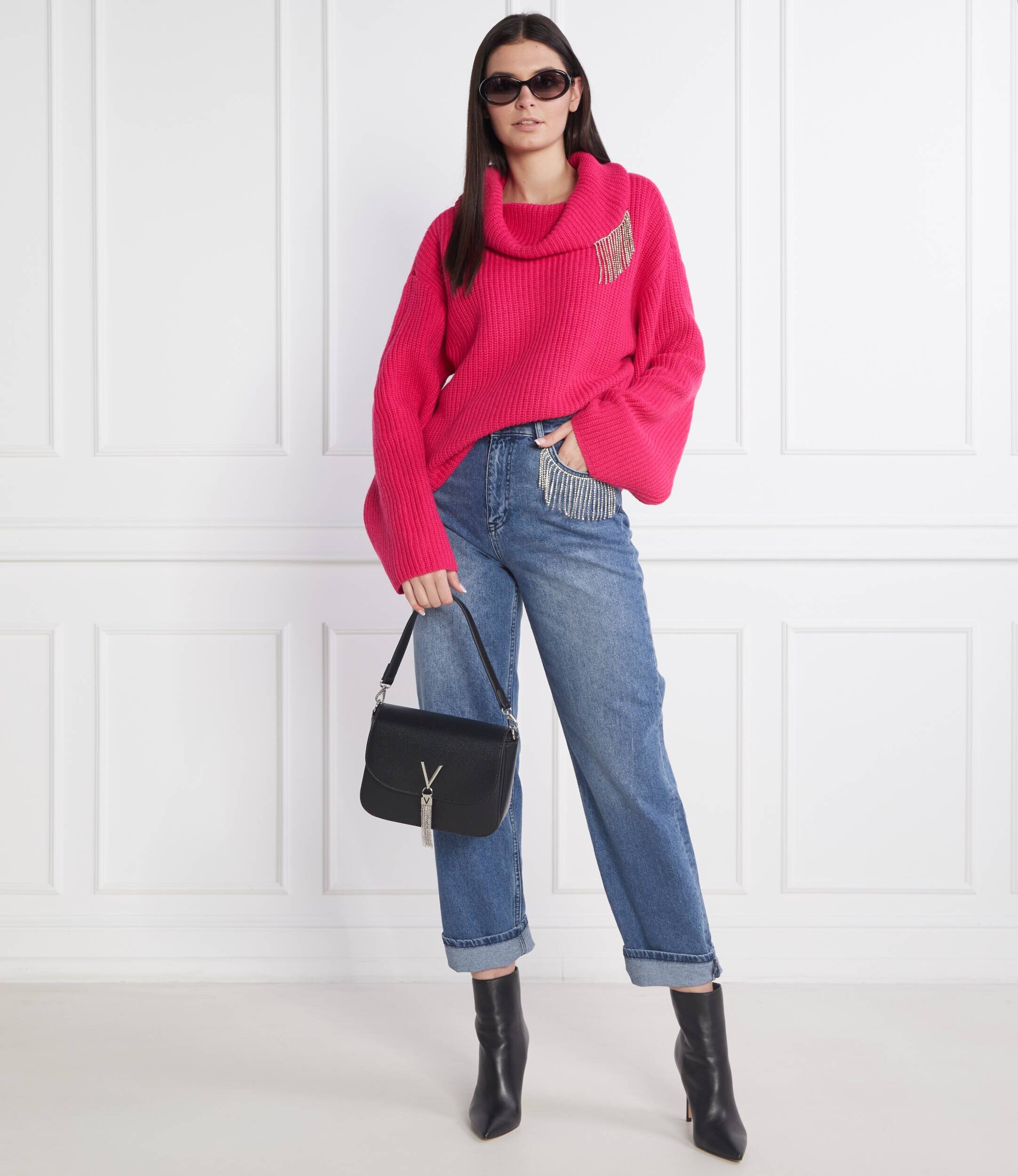 Twinset Actitude Pulover | Relaxed fit cu adaos de lână