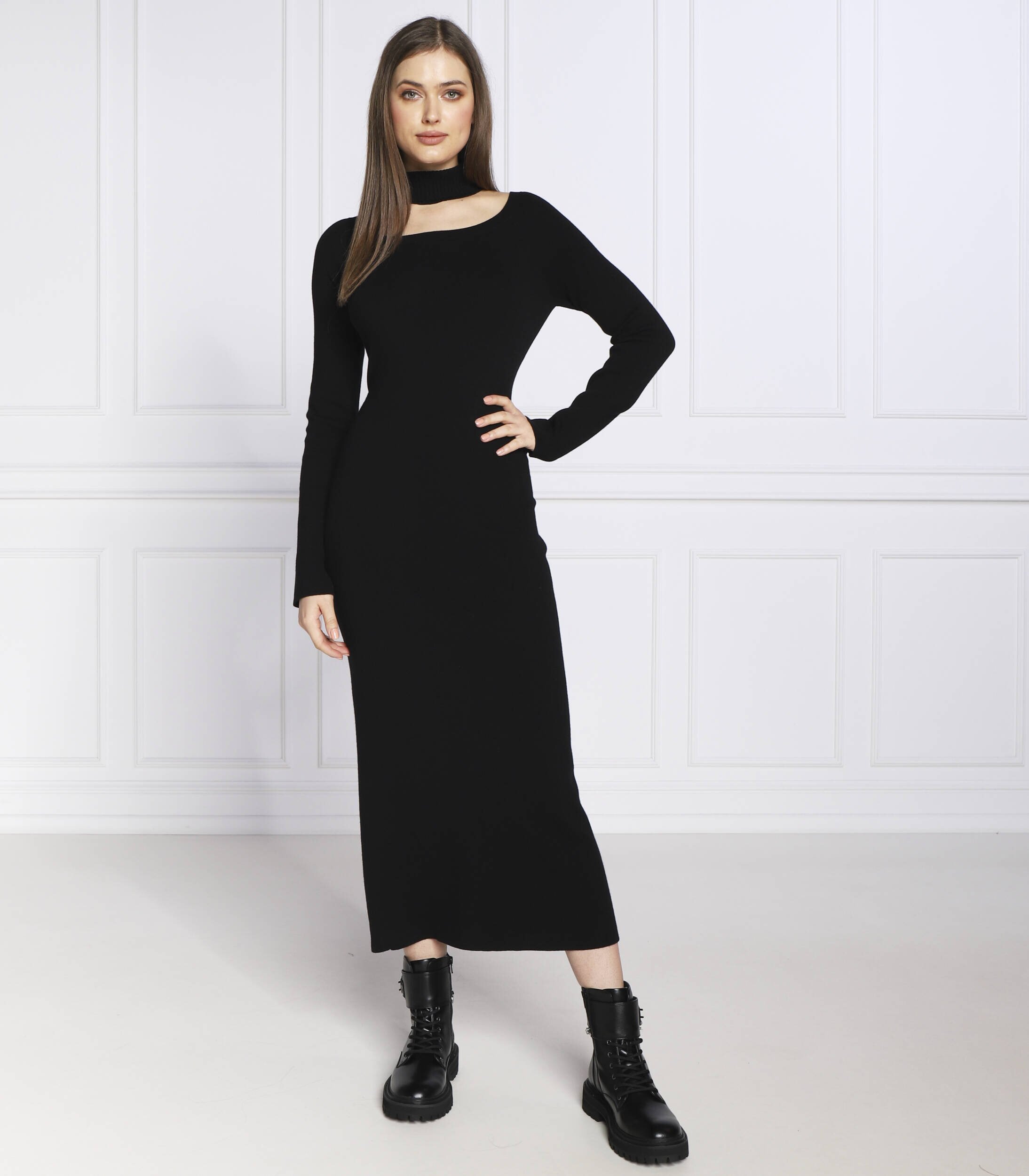 Twinset Actitude Rochie cu adaos de lână