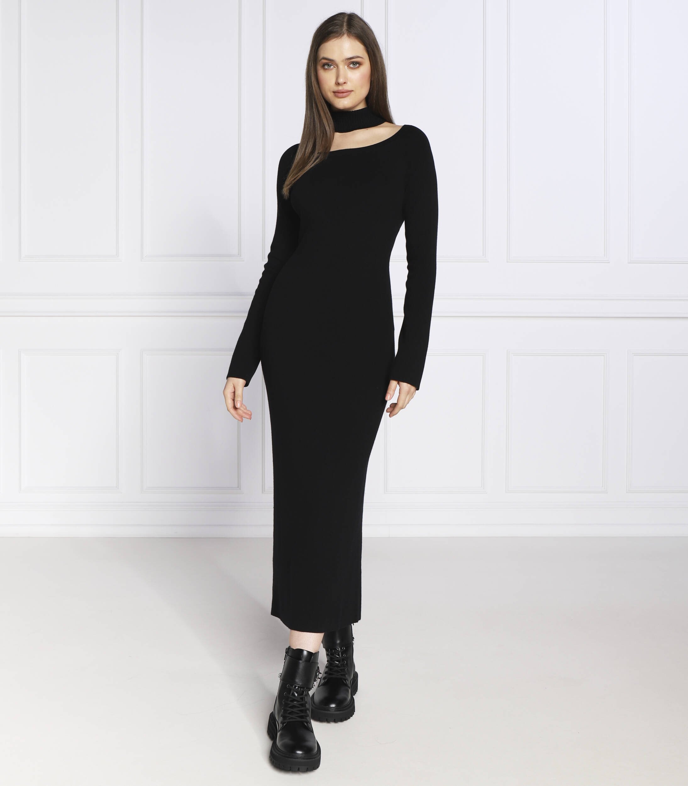 Twinset Actitude Rochie cu adaos de lână