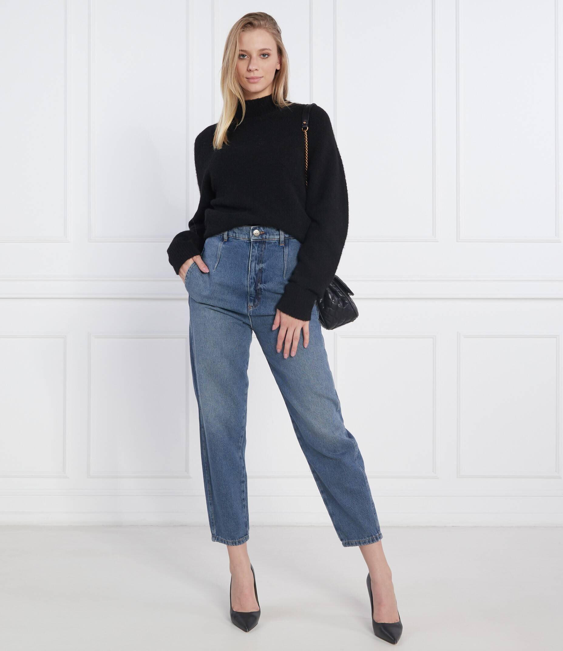 Twinset Actitude Sweter | Regular Fit cu adaos de lână
