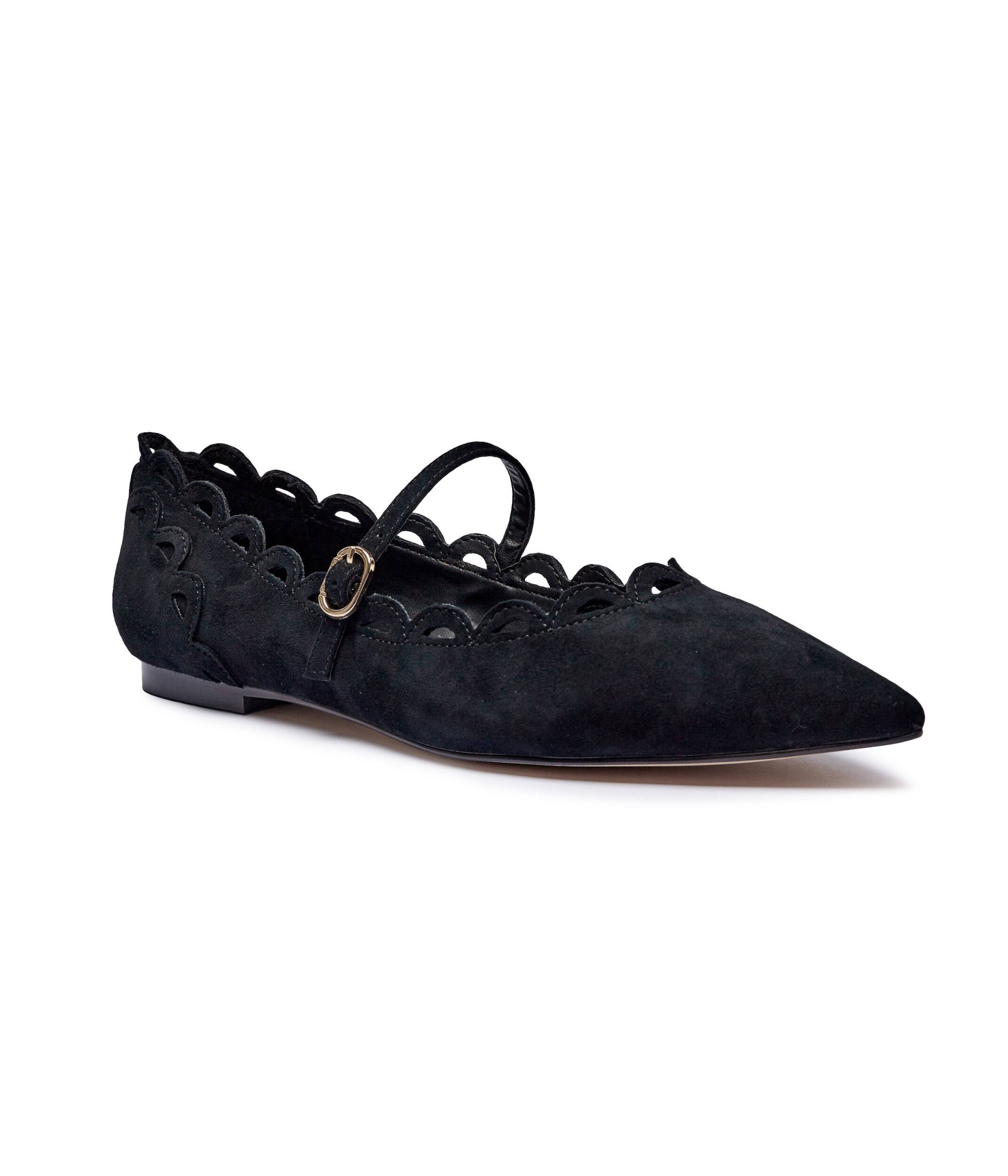 TWINSET Balerini Mary Jane | piele întoarsă