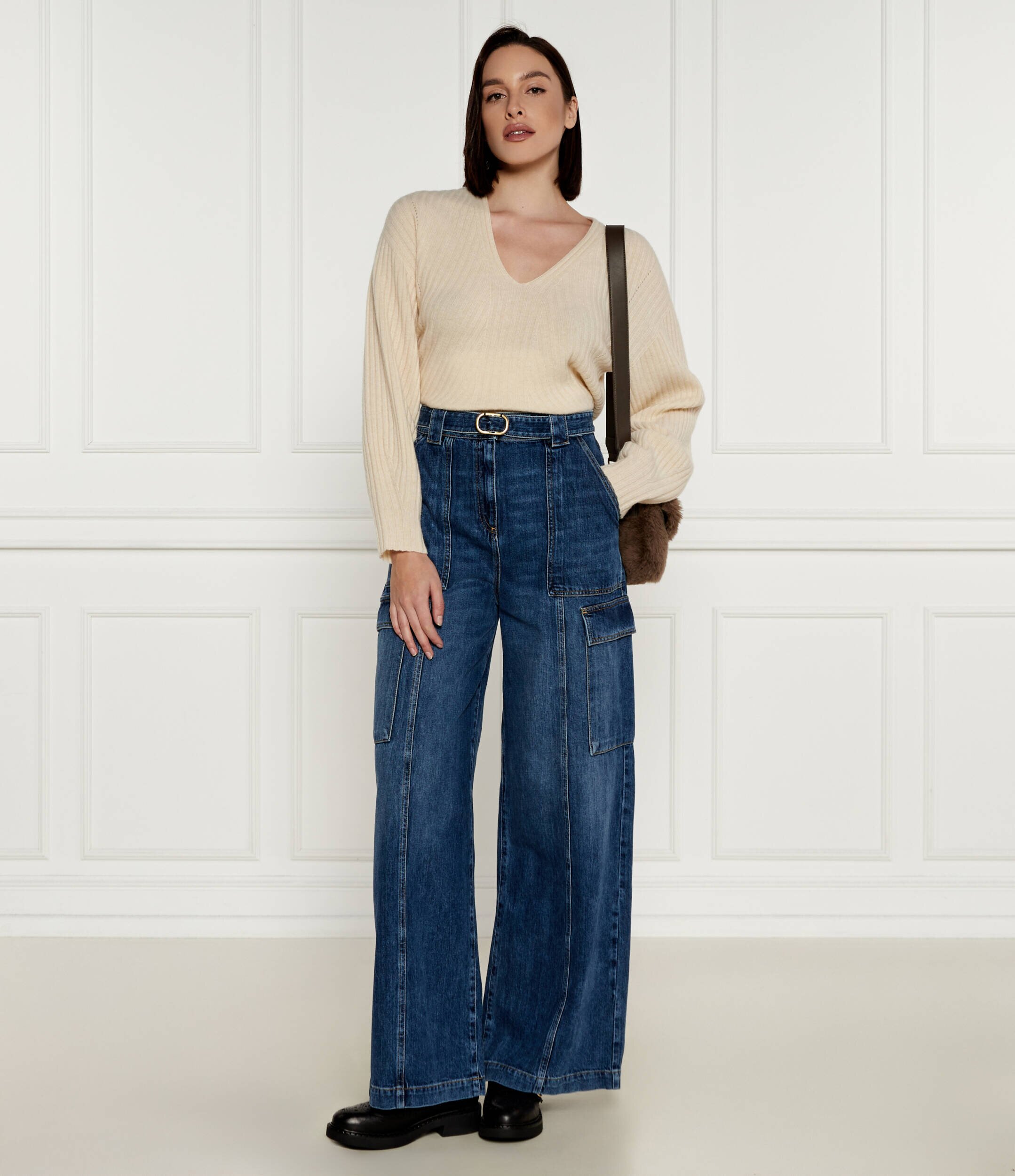 TWINSET Blugi | flare fit | high waist