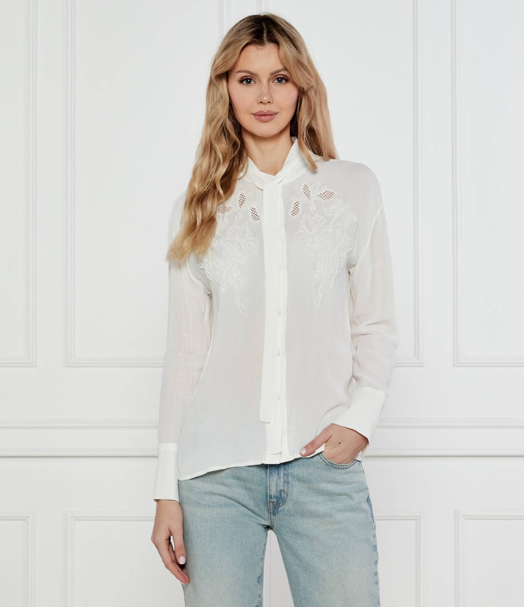 TWINSET Cămașă Georgette | Regular Fit