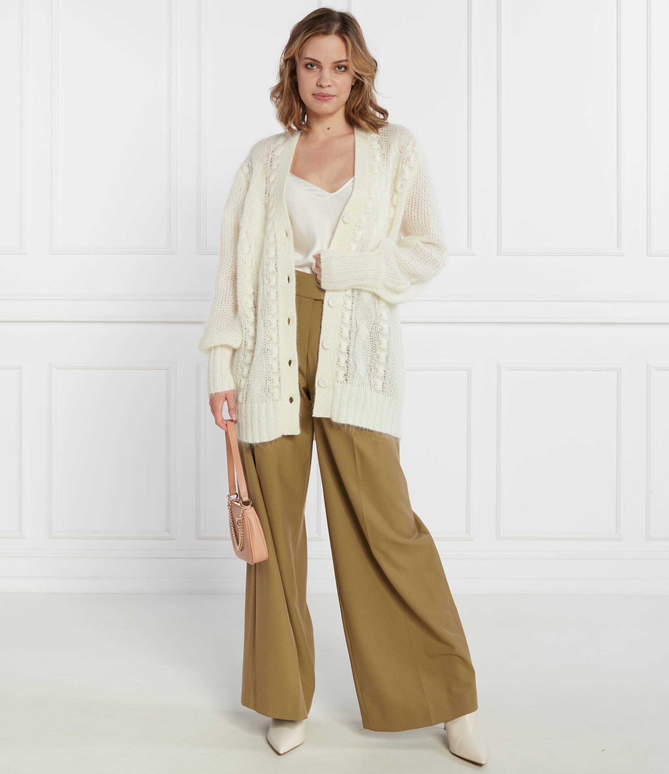 TWINSET De lână cardigan | Relaxed fit