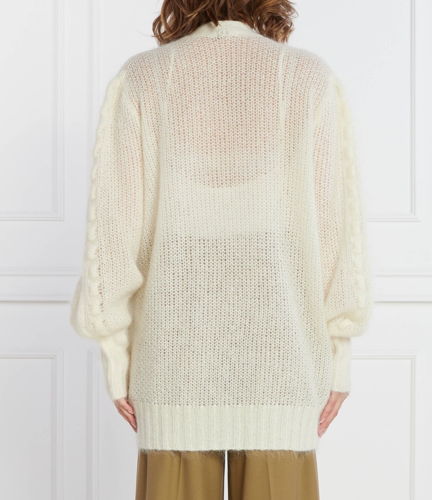 TWINSET De lână cardigan | Relaxed fit