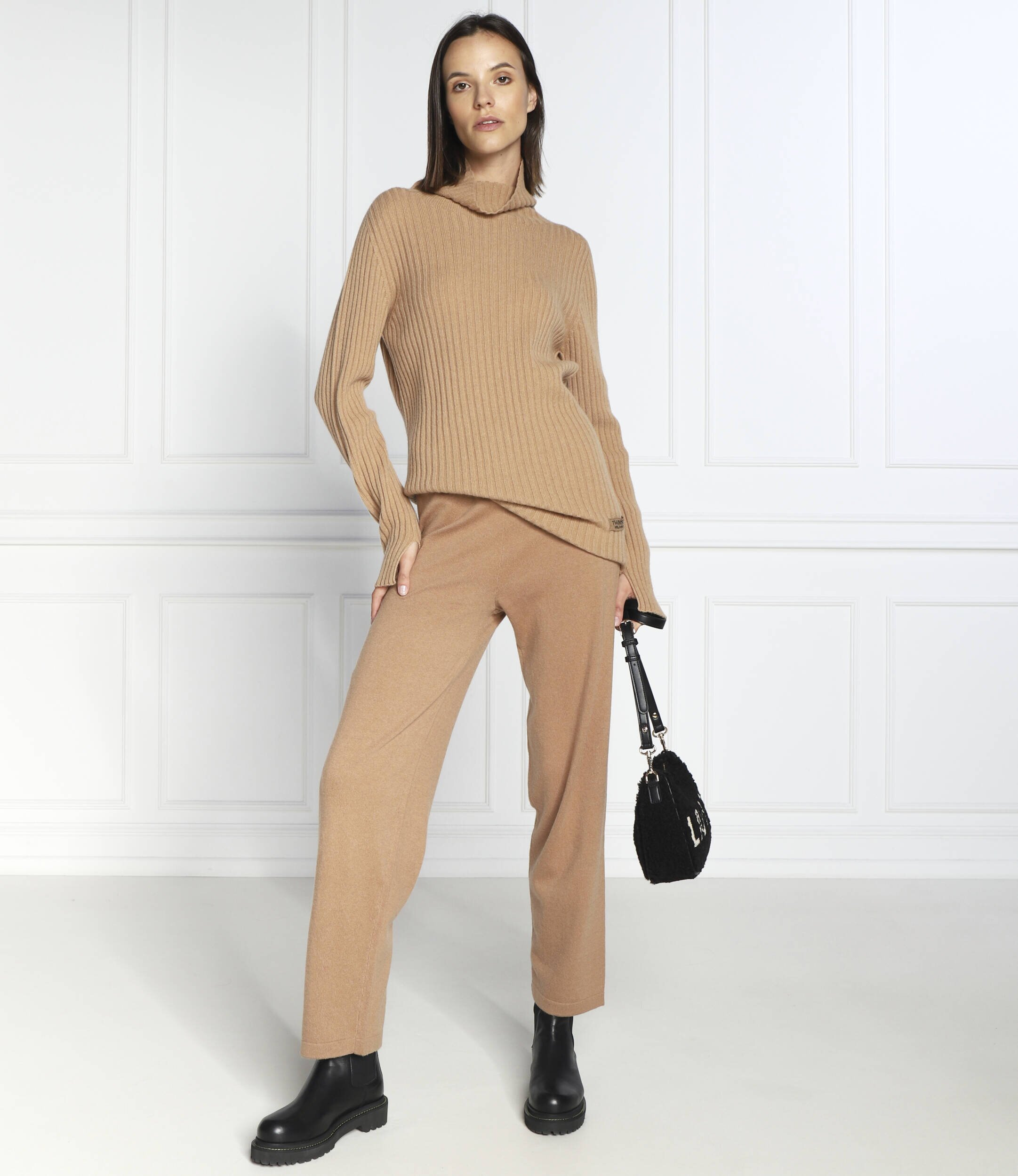 TWINSET de lână maletă | regular fit cu adaos de cașmir