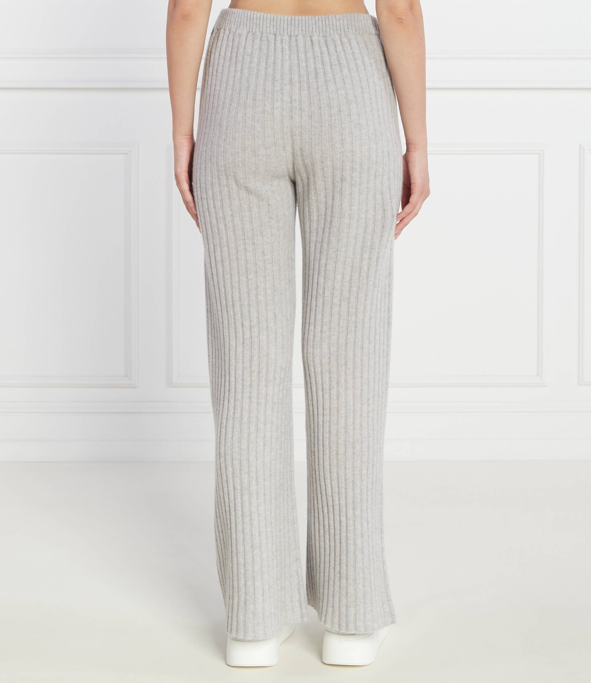 TWINSET De lână pantaloni de tricot | Regular Fit cu adaos de cașmir