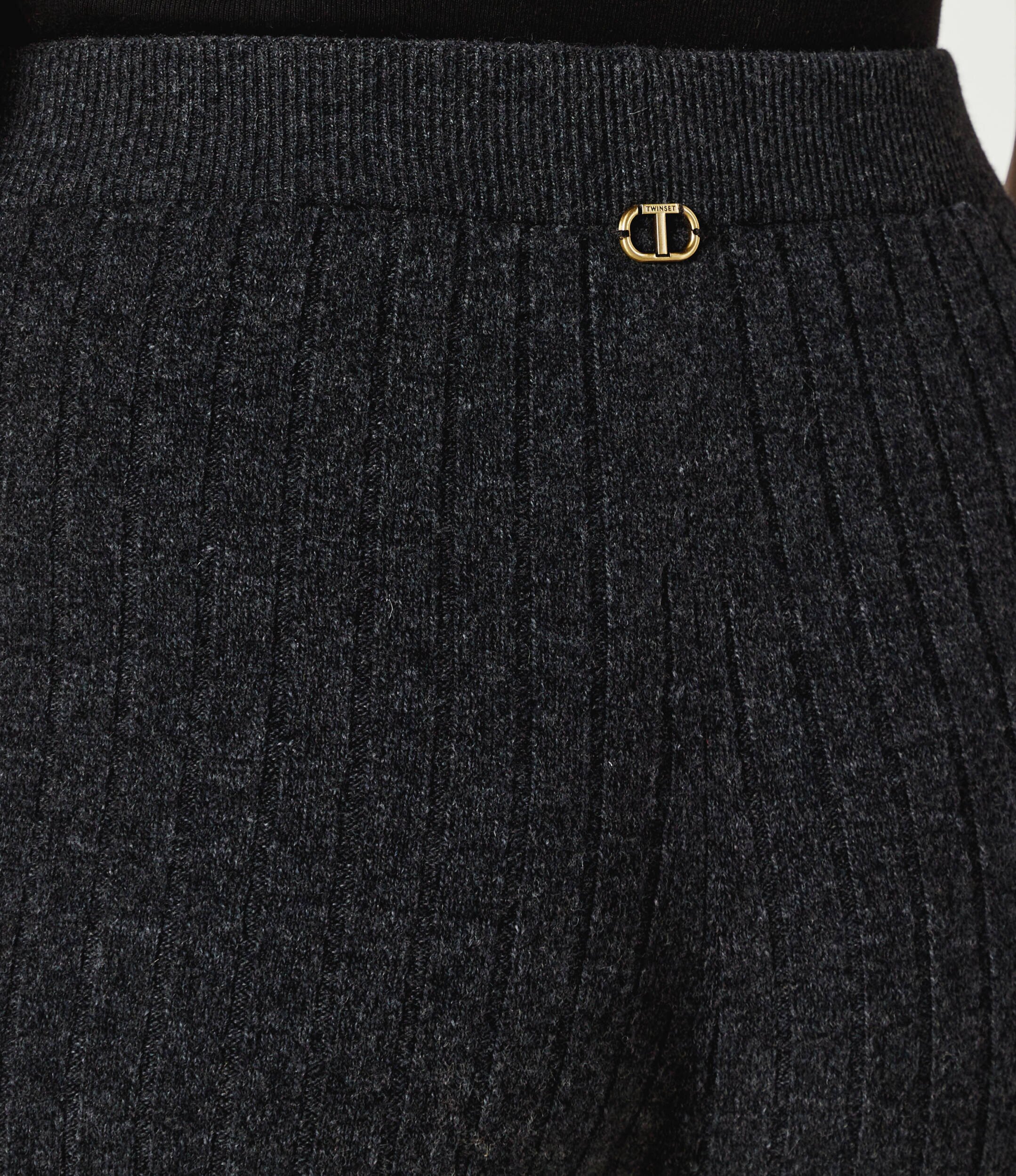TWINSET De lână pantaloni | Regular Fit