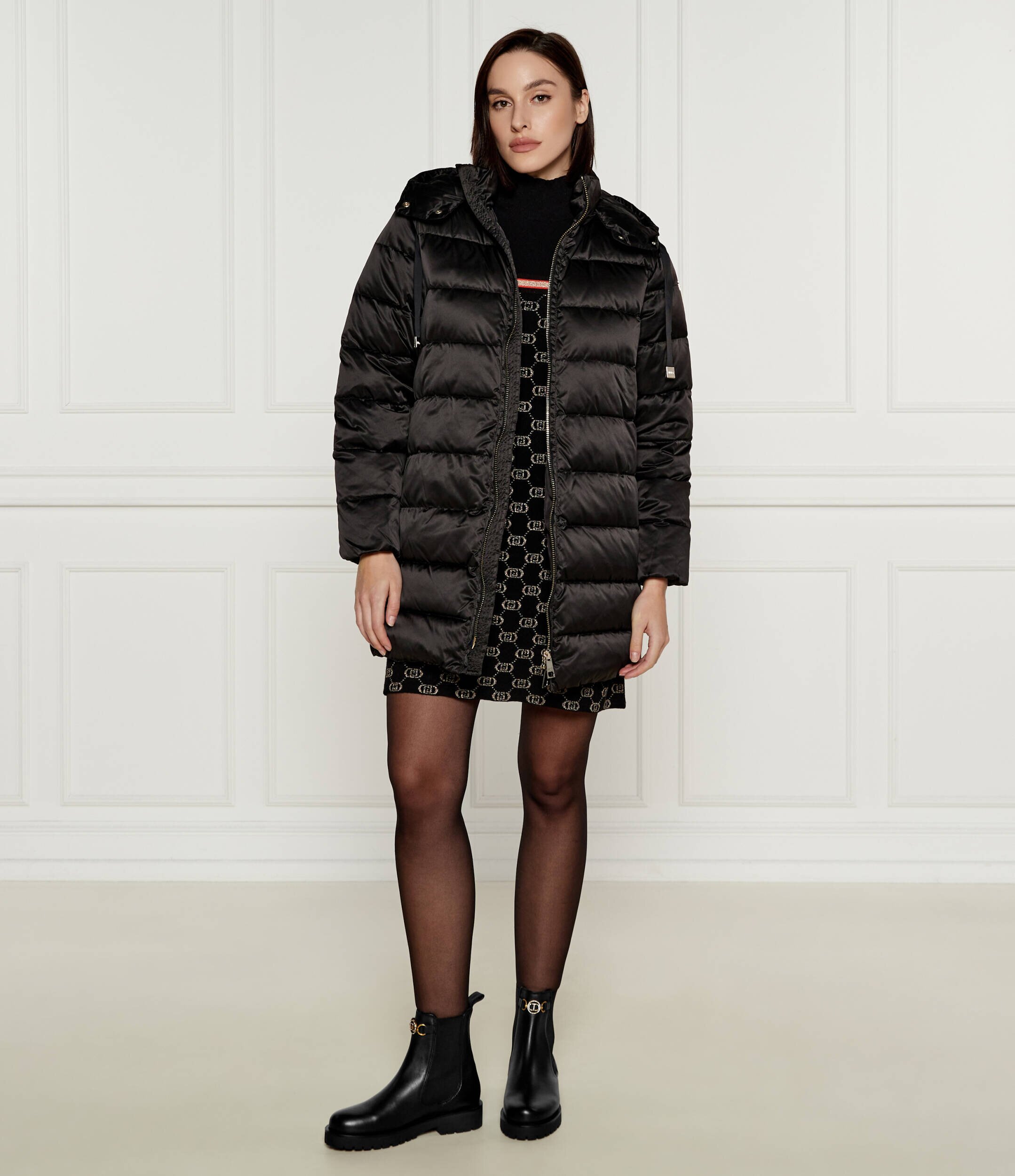 TWINSET De piele ghete chelsea