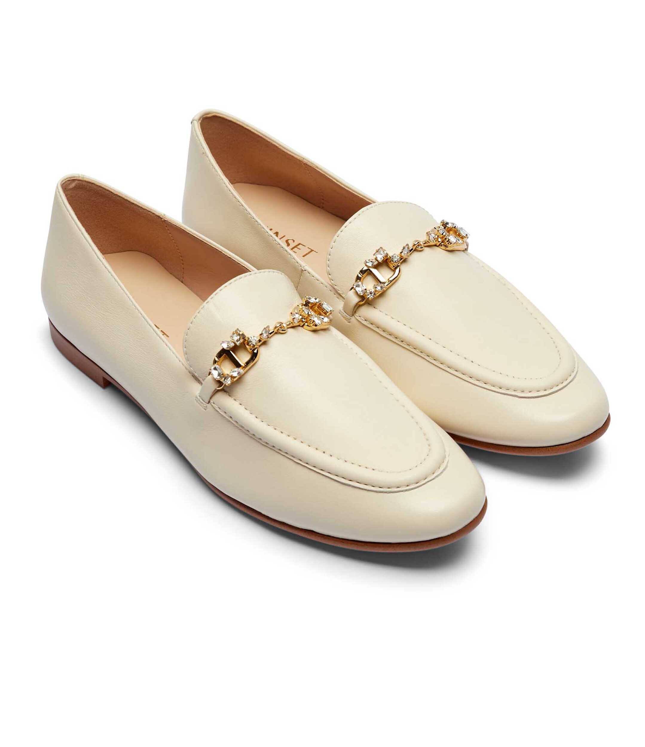 TWINSET De piele pantofi loafer