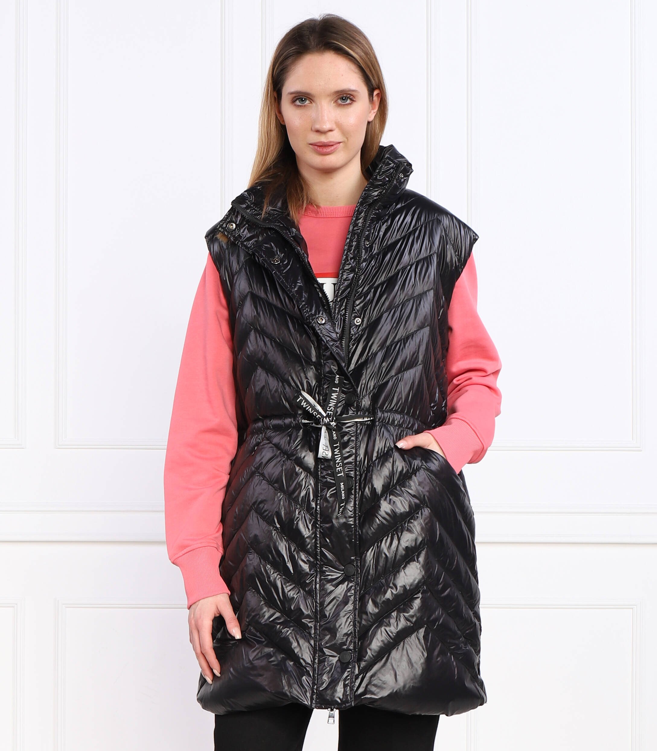 TWINSET De puf vestă | Regular Fit