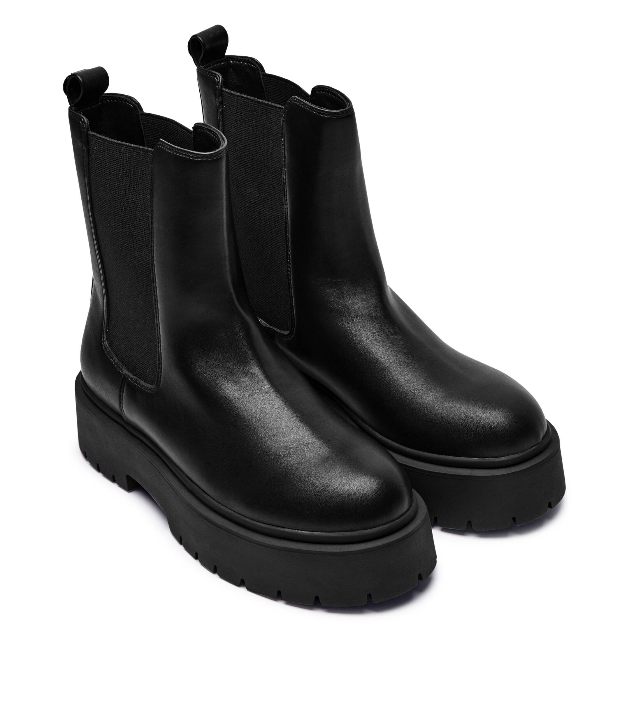 TWINSET Ghete chelsea cu adaos de piele