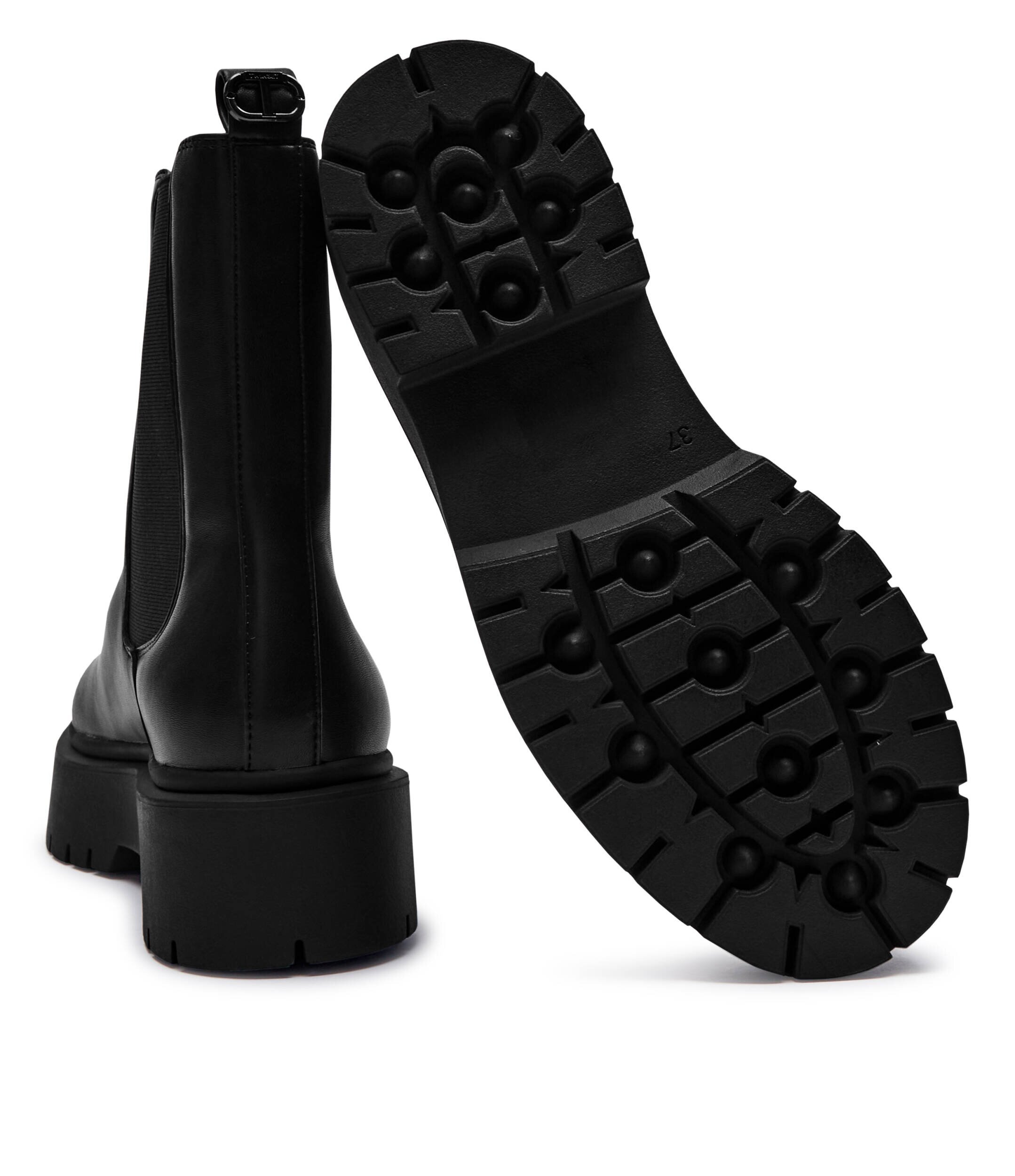 TWINSET Ghete chelsea cu adaos de piele