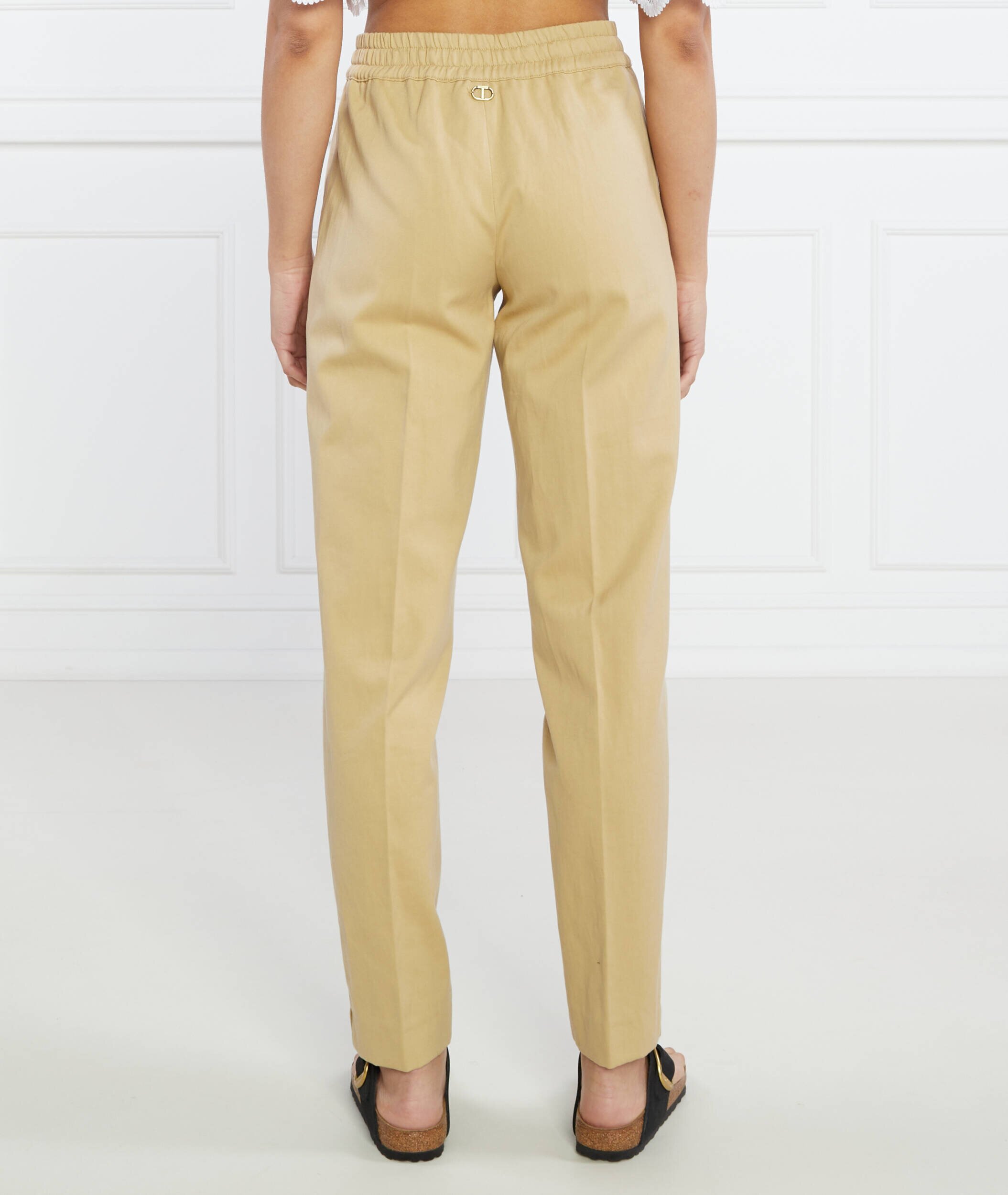 TWINSET Joggers | Slim Fit | cu adaos de in