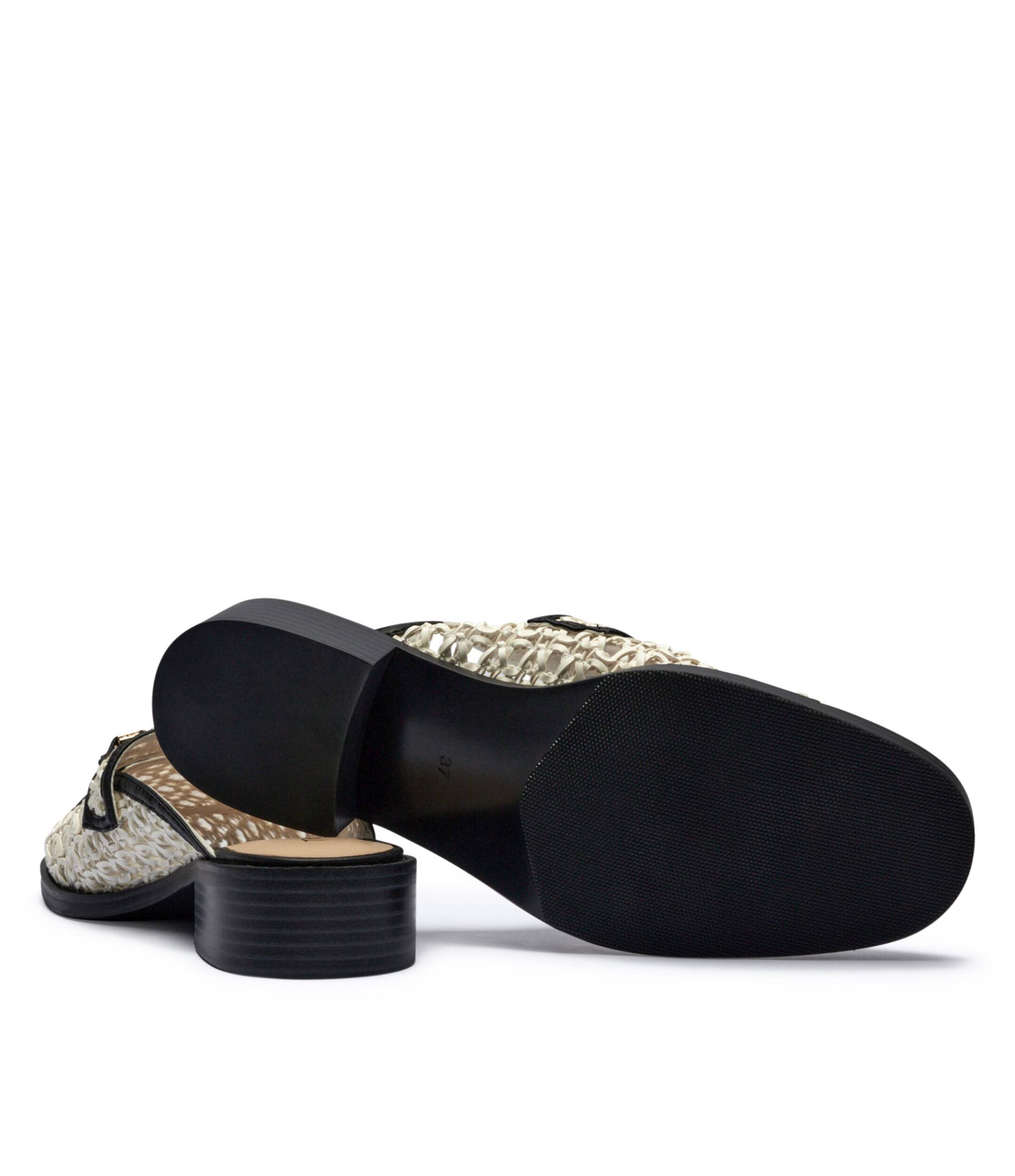 TWINSET Mules (încălțăminte) Sabot cu adaos de piele