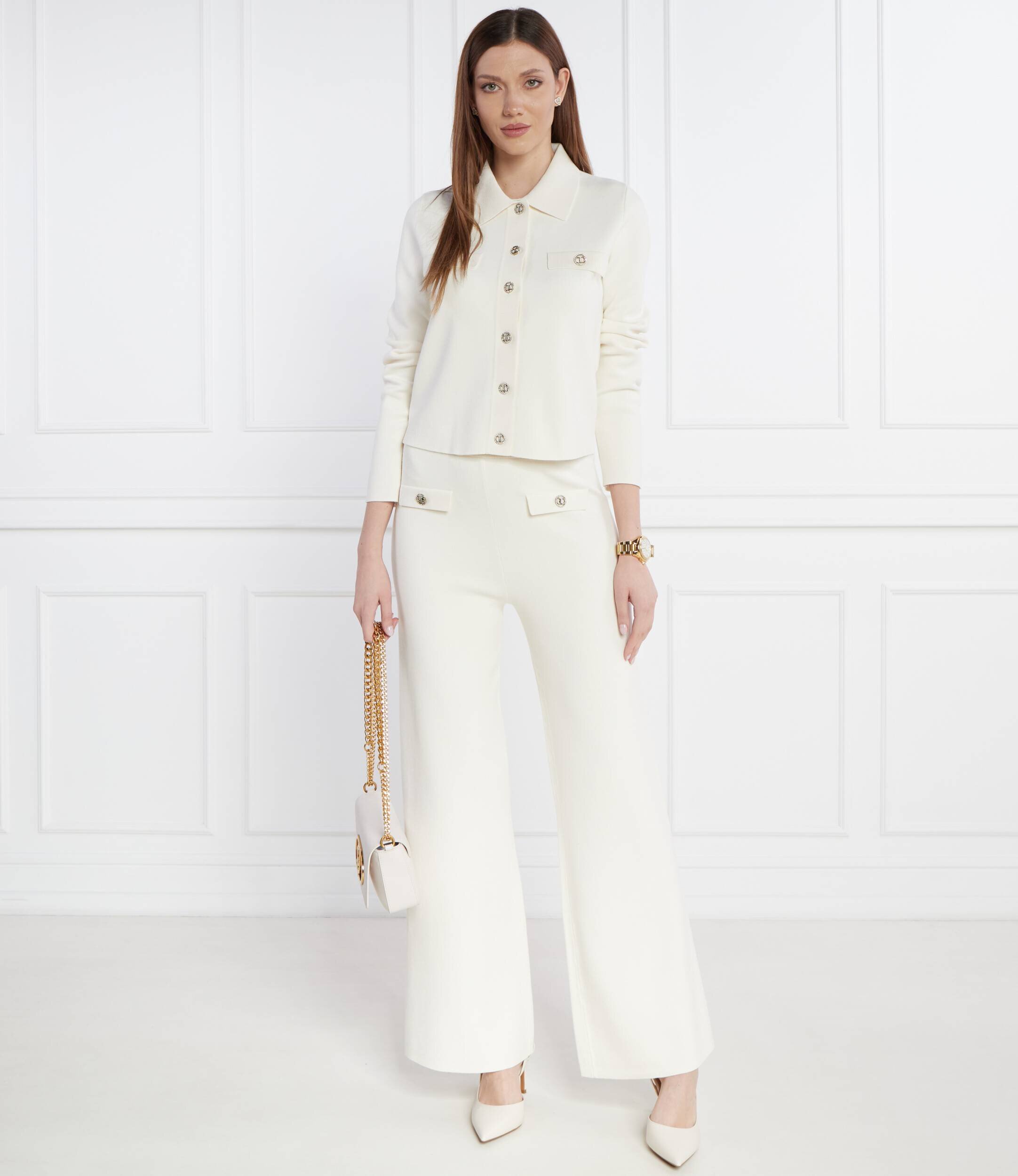 TWINSET Pantaloni de tricot | Palazzo | high waist