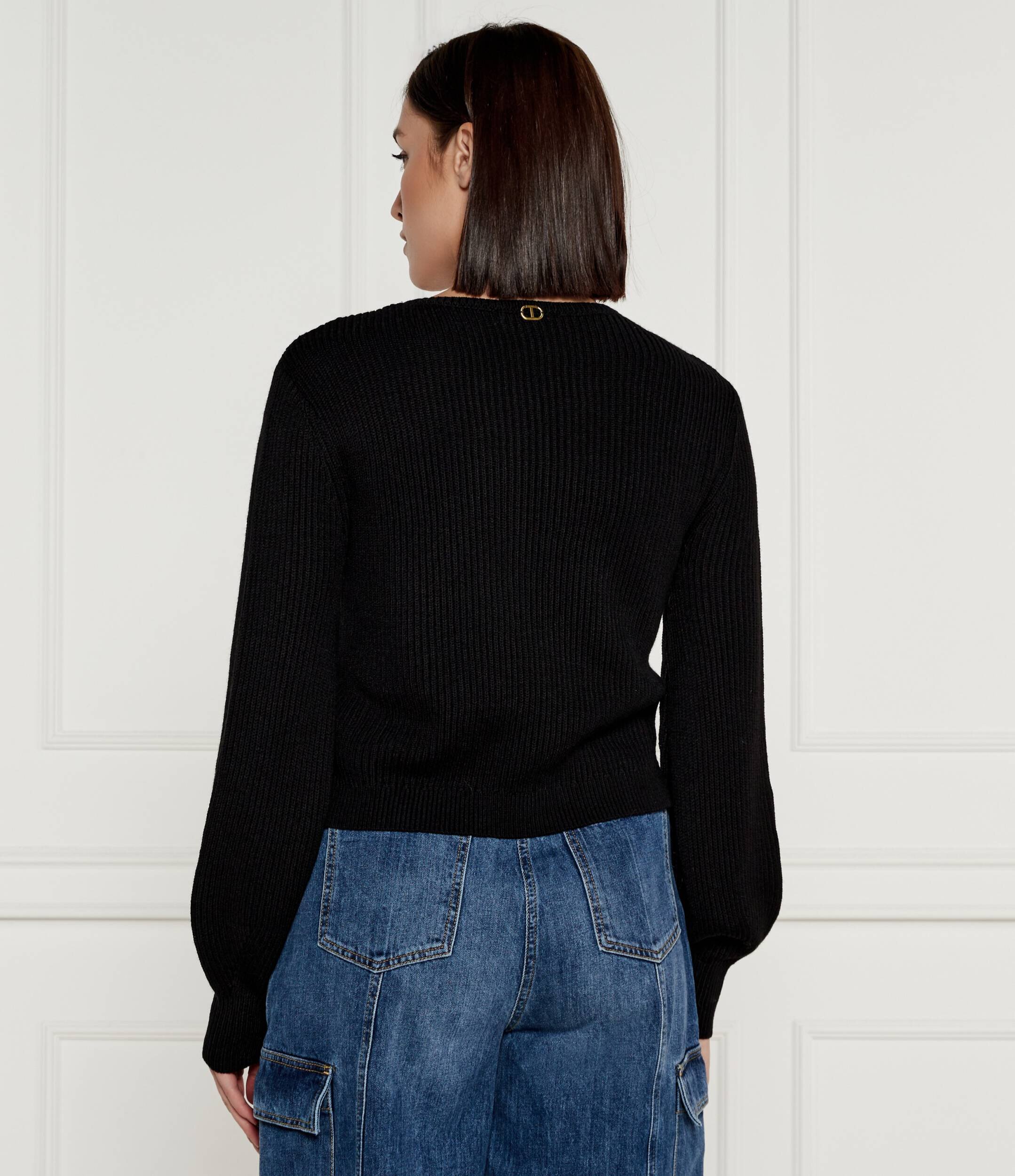 TWINSET Pulover | Regular Fit cu adaos de lână