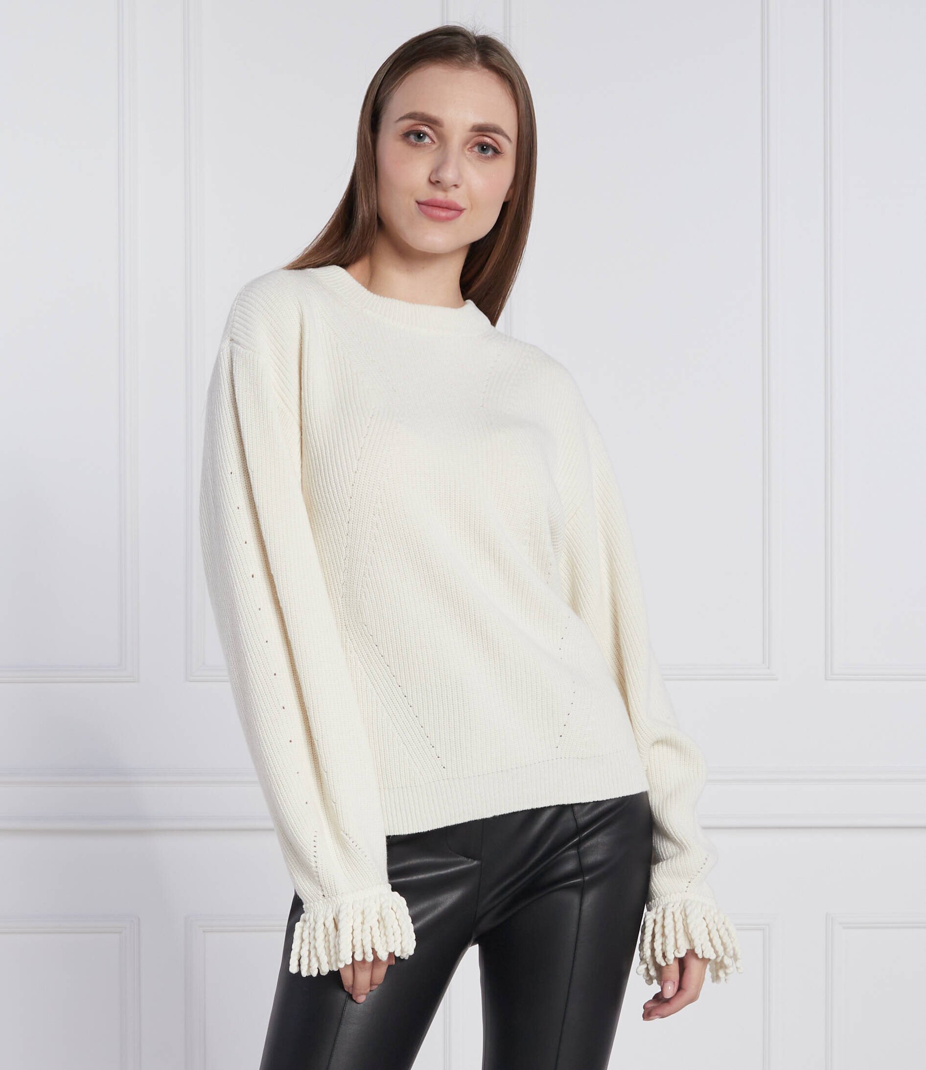 TWINSET Pulover | Regular Fit cu adaos de lână și cașmir