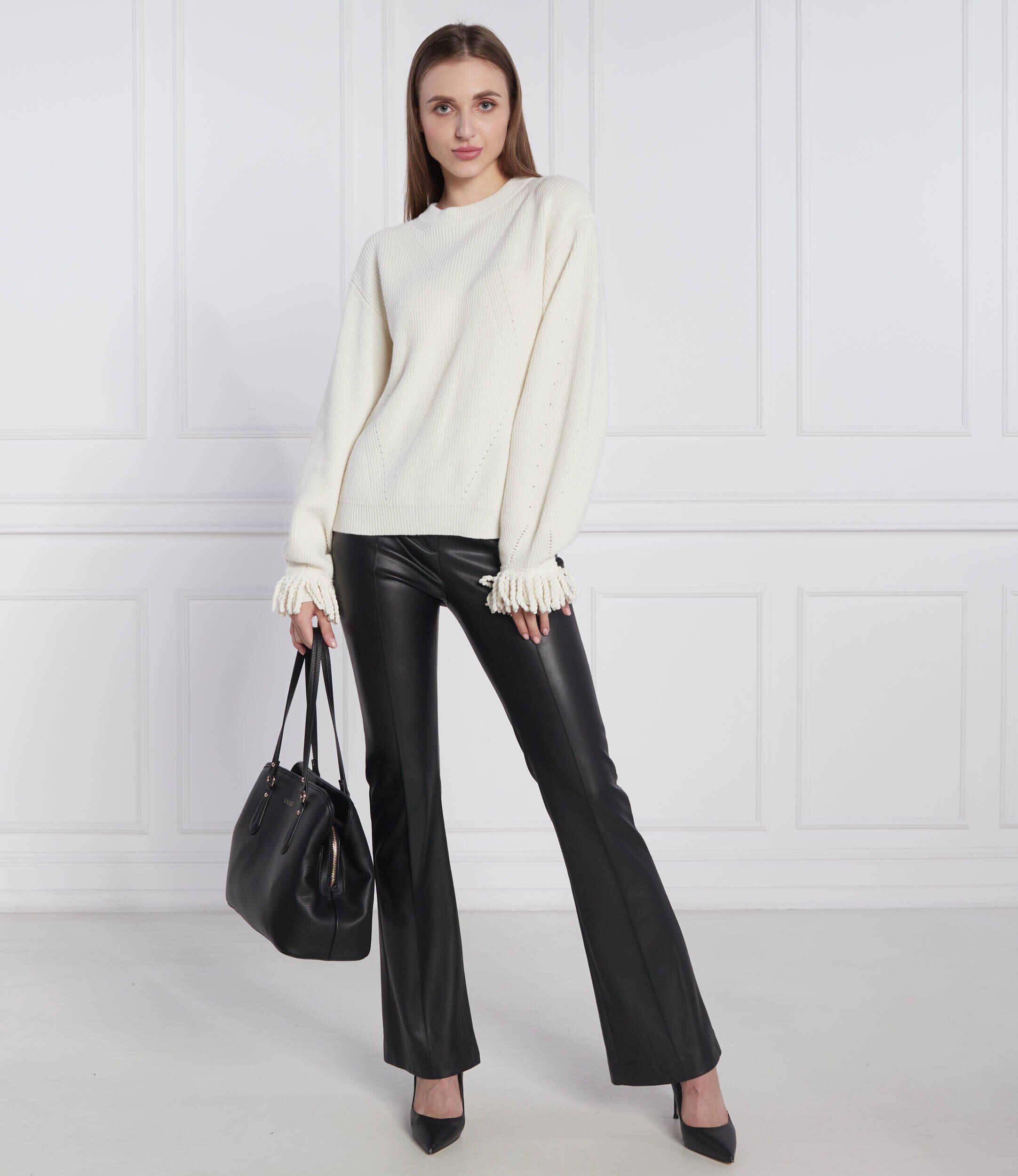 TWINSET Pulover | Regular Fit cu adaos de lână și cașmir