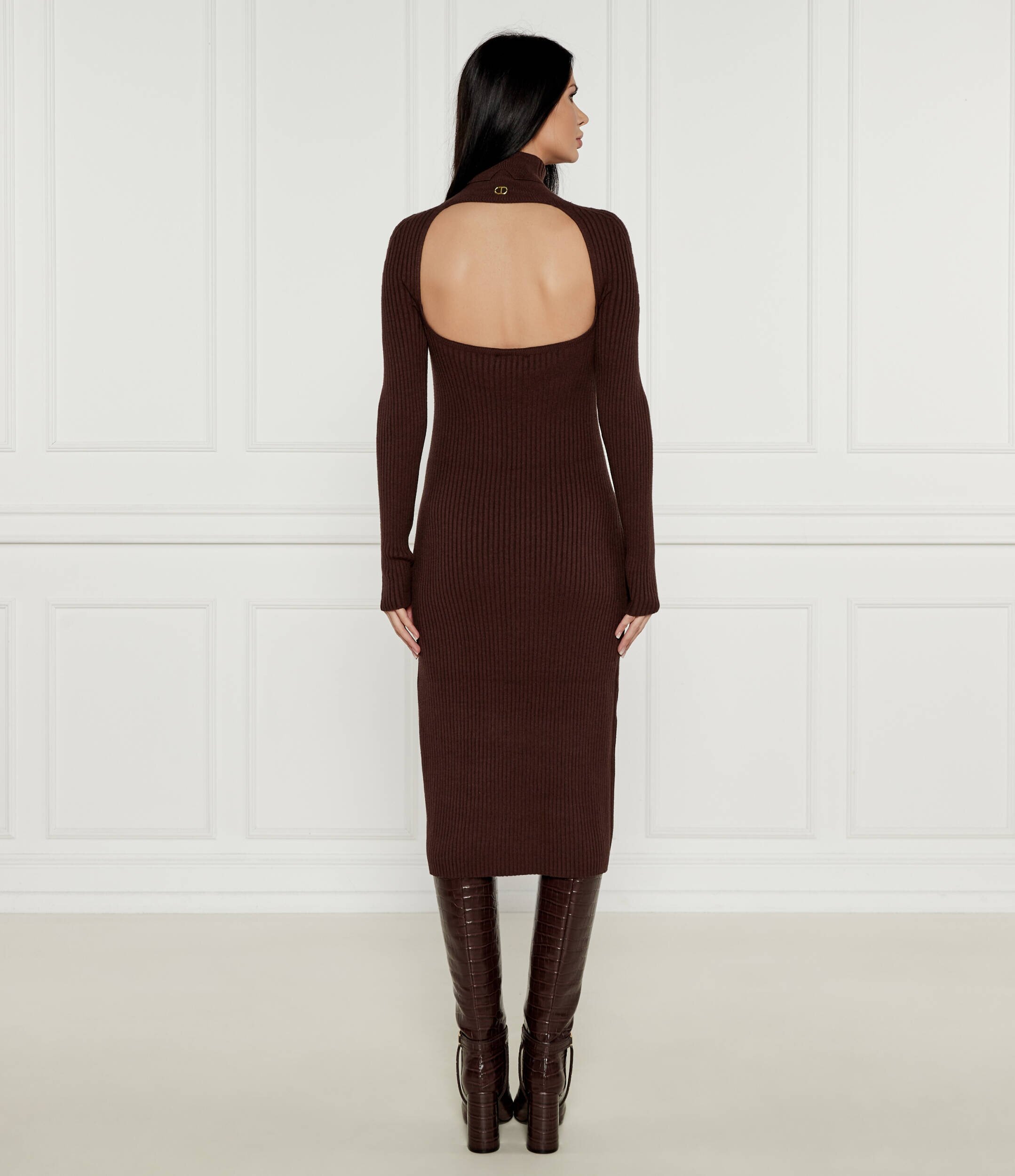 TWINSET Rochie cu adaos de lână