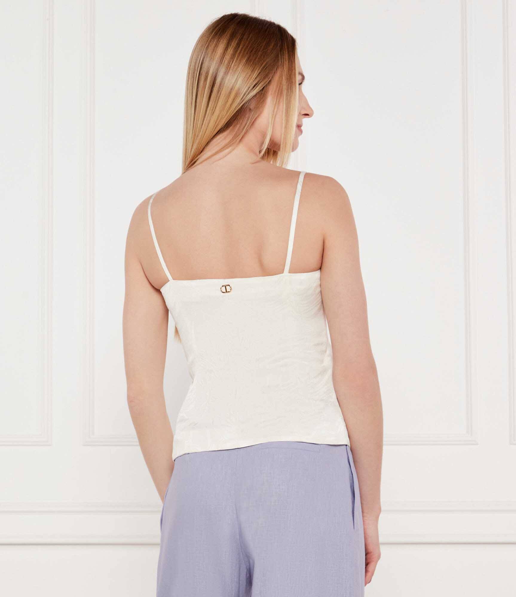 TWINSET Top | Slim Fit | cu adaos de in