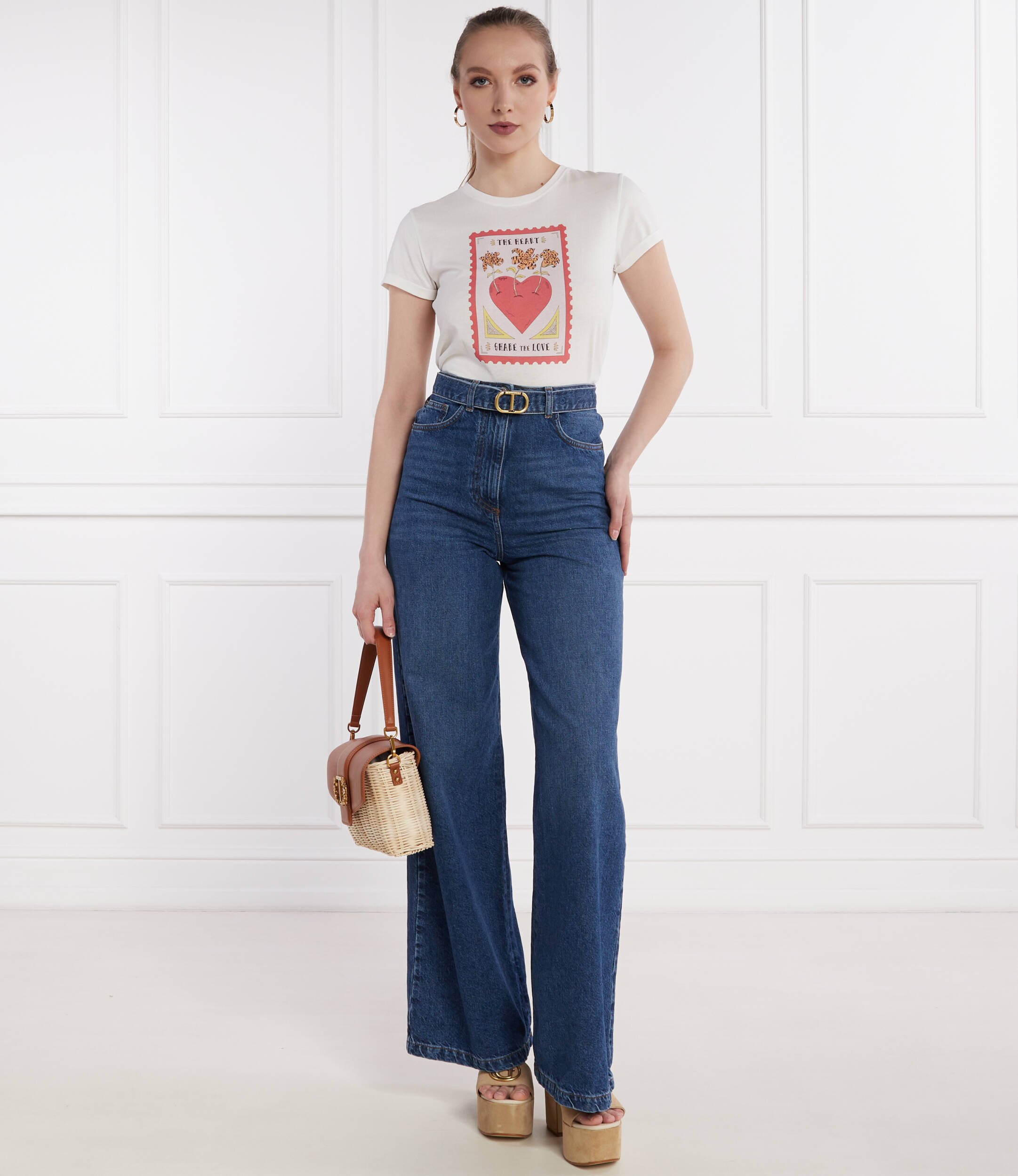 TWINSET Tricou | Regular Fit