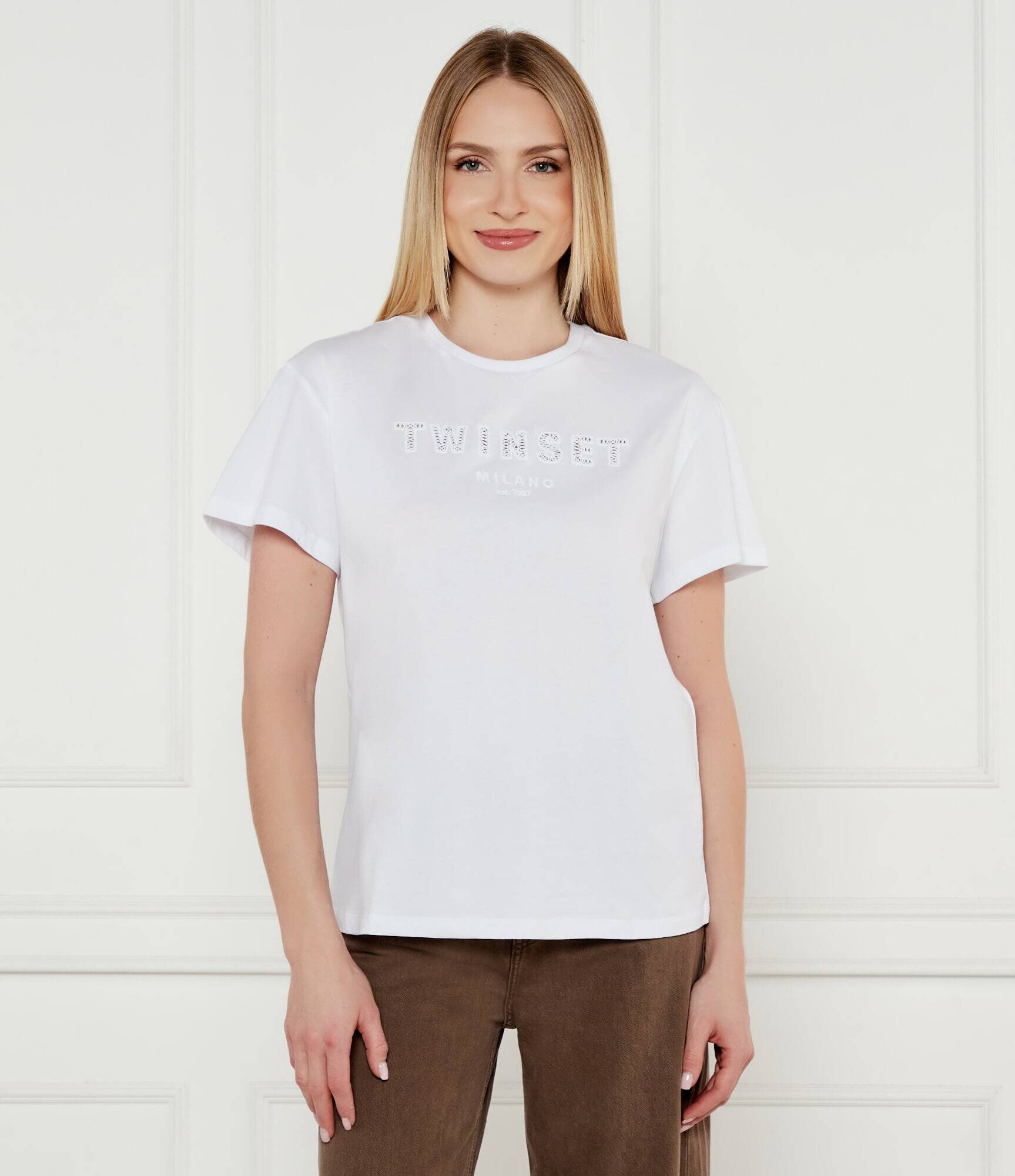 TWINSET Tricou | Regular Fit
