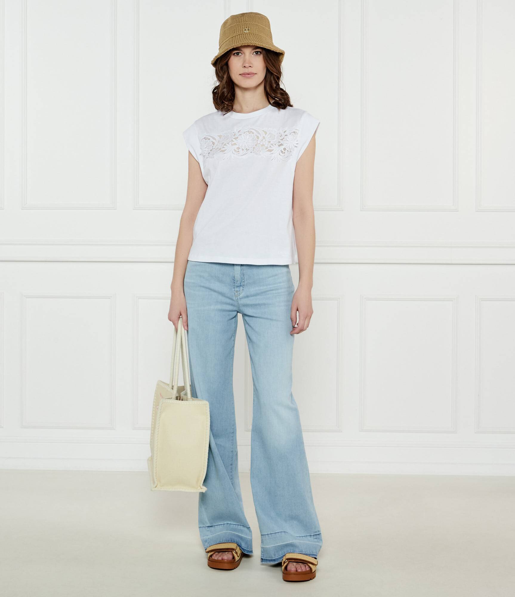 TWINSET Tricou | Regular Fit