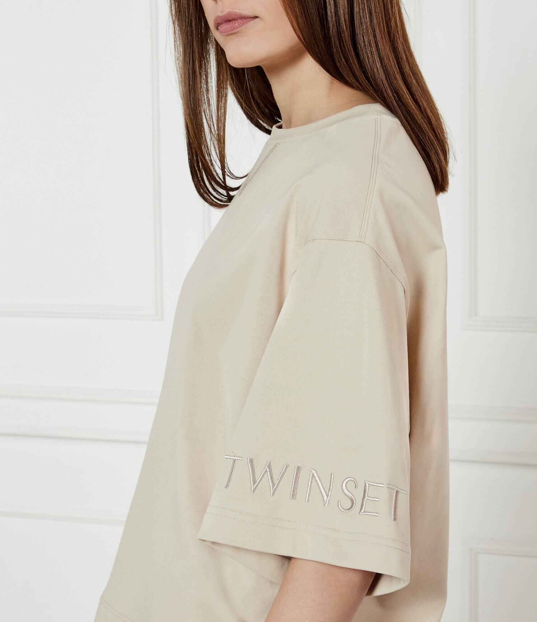 Twinset U&B Tricou | Oversize fit