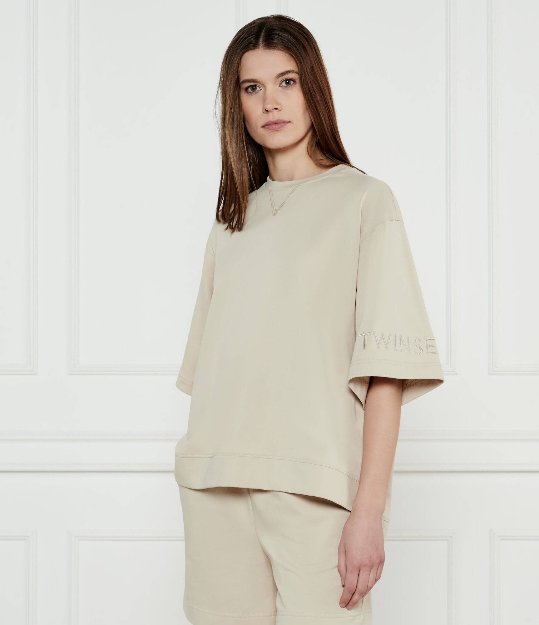 Twinset U&B Tricou | Oversize fit