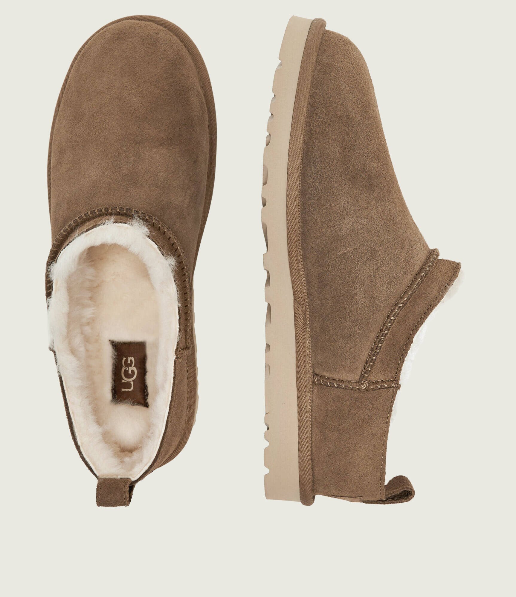 UGG Bocanci Classic Micro | piele întoarsă