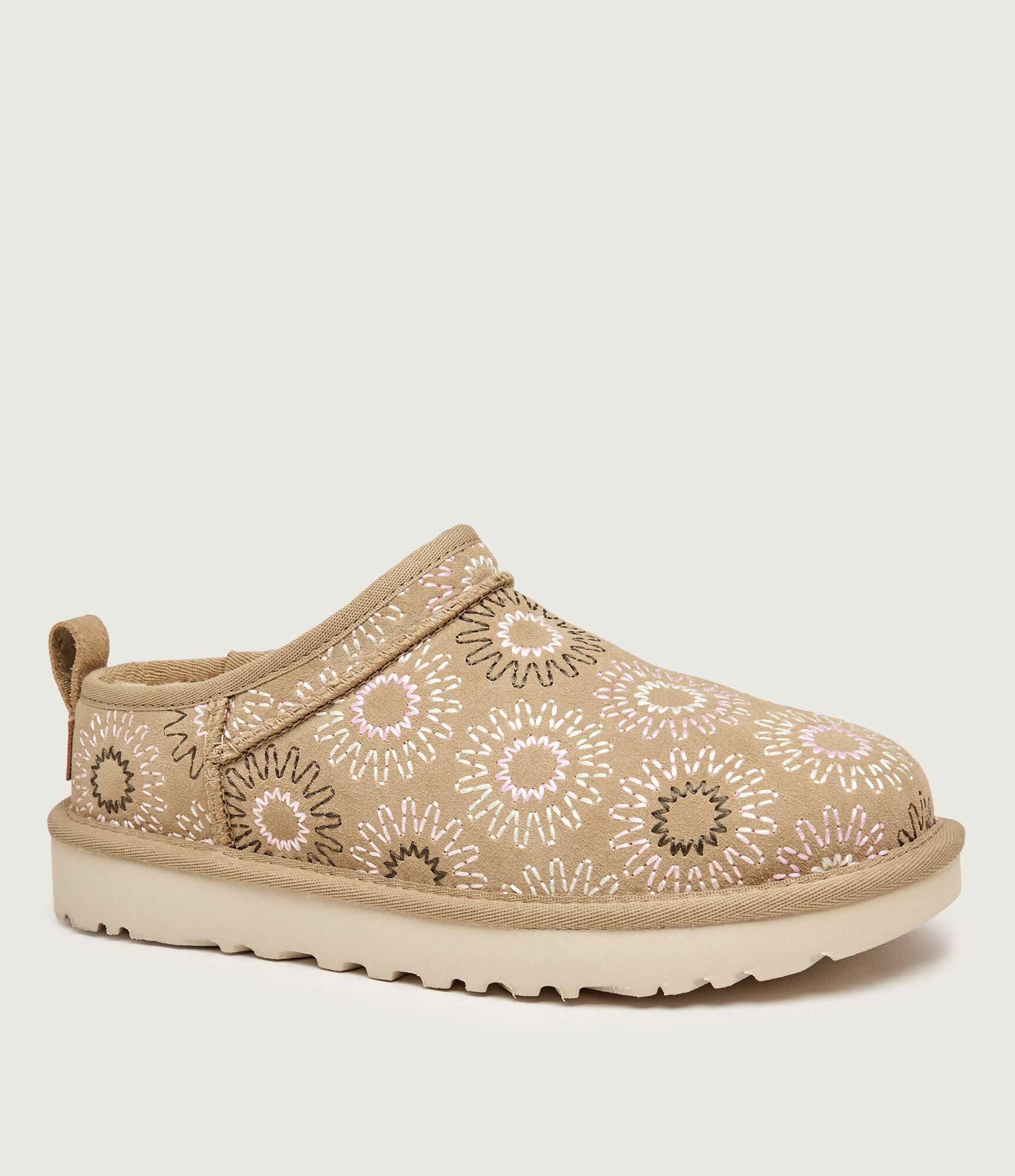 UGG Bocanci Classic Micro Sun Stitch | lână | piele întoarsă