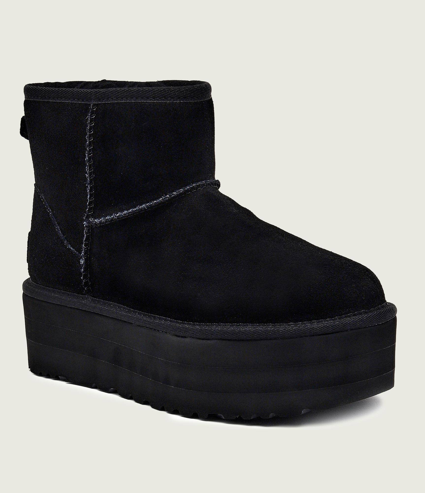 UGG Bocanci Classic Mini Platform | lână | piele întoarsă