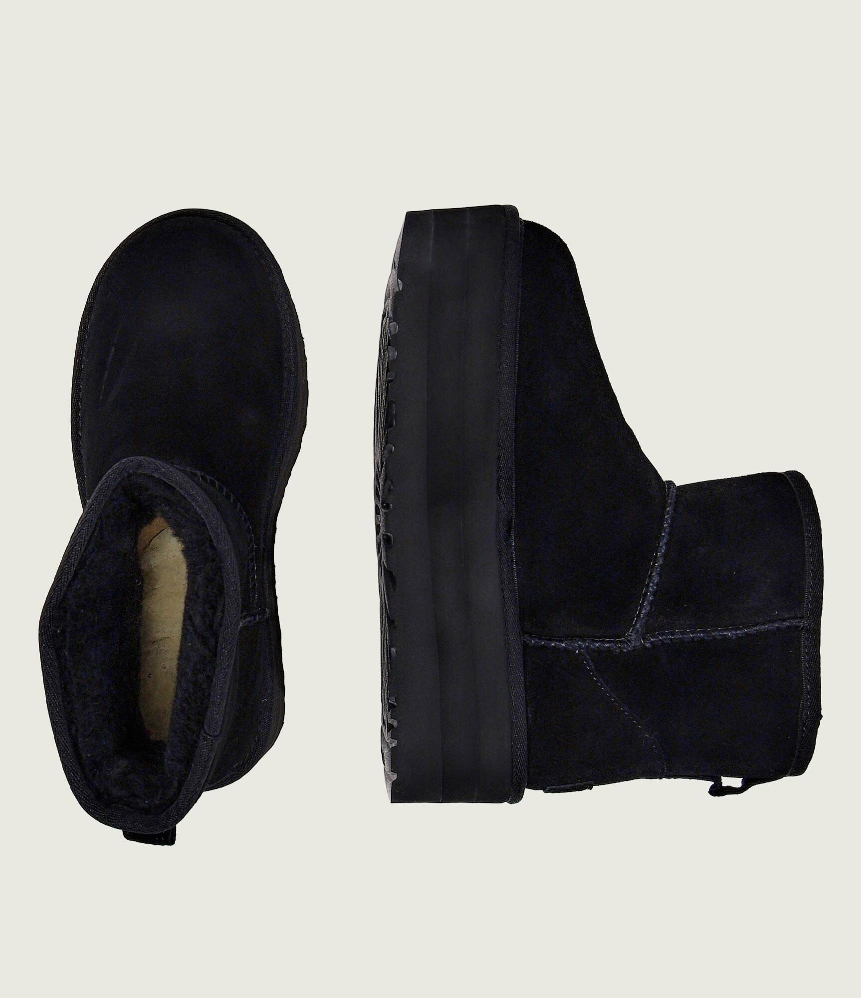 UGG Bocanci Classic Mini Platform | lână | piele întoarsă