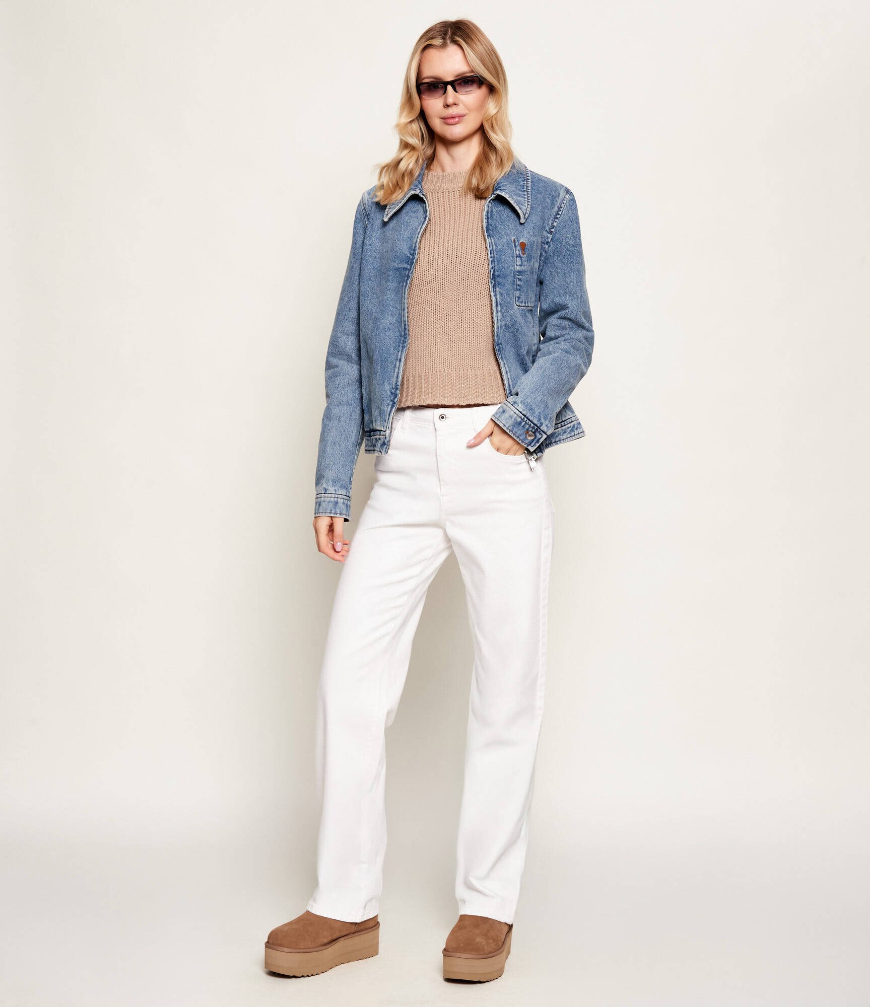UGG Bocanci Classic Mini Platform | lână | piele întoarsă
