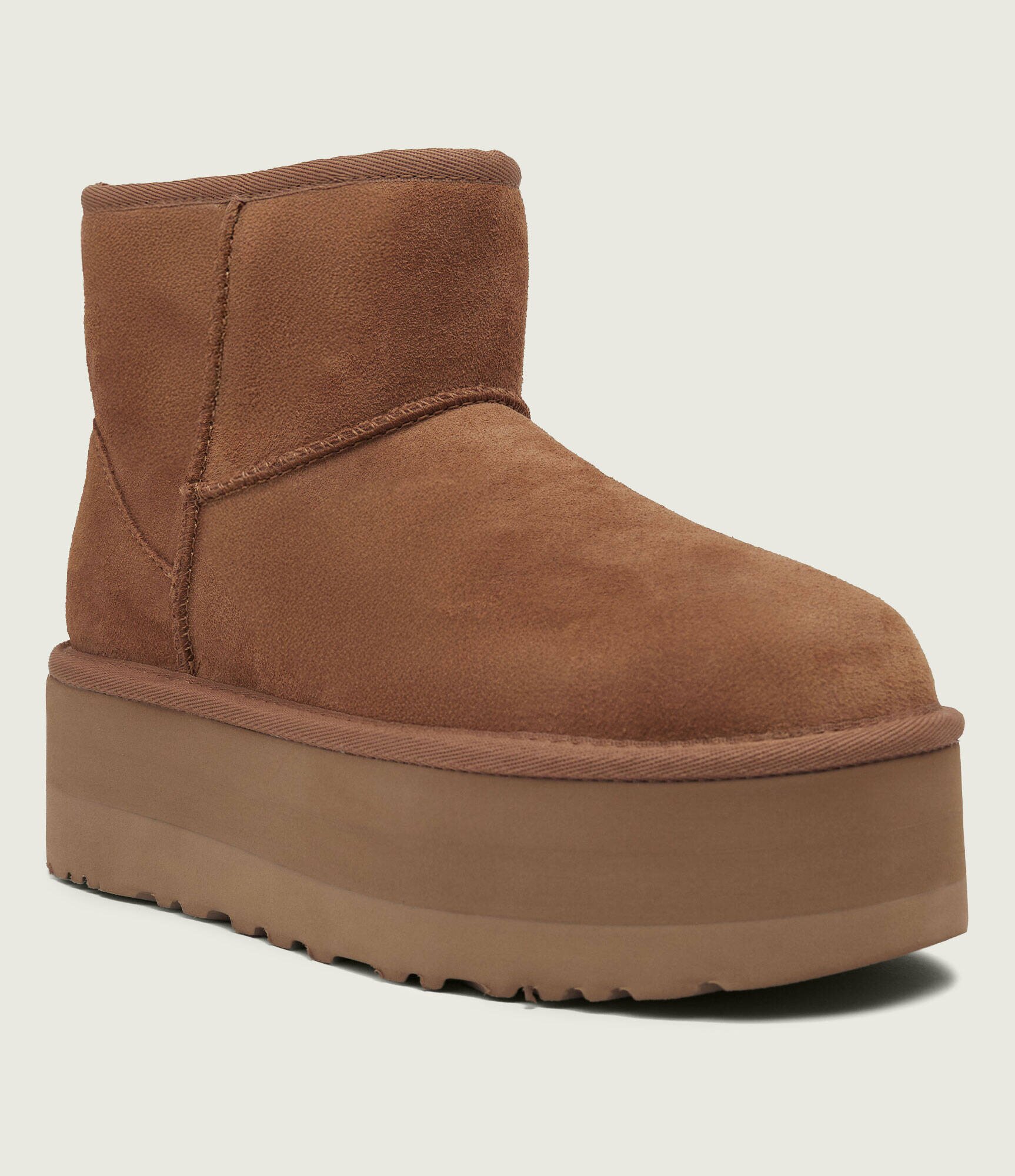 UGG Bocanci Classic Mini Platform | lână | piele întoarsă