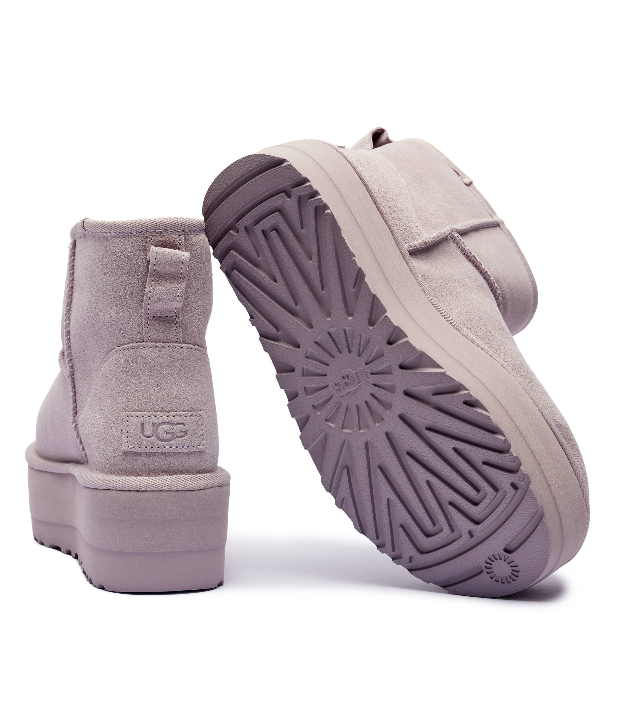 UGG Bocanci Classic Mini Platform | piele întoarsă