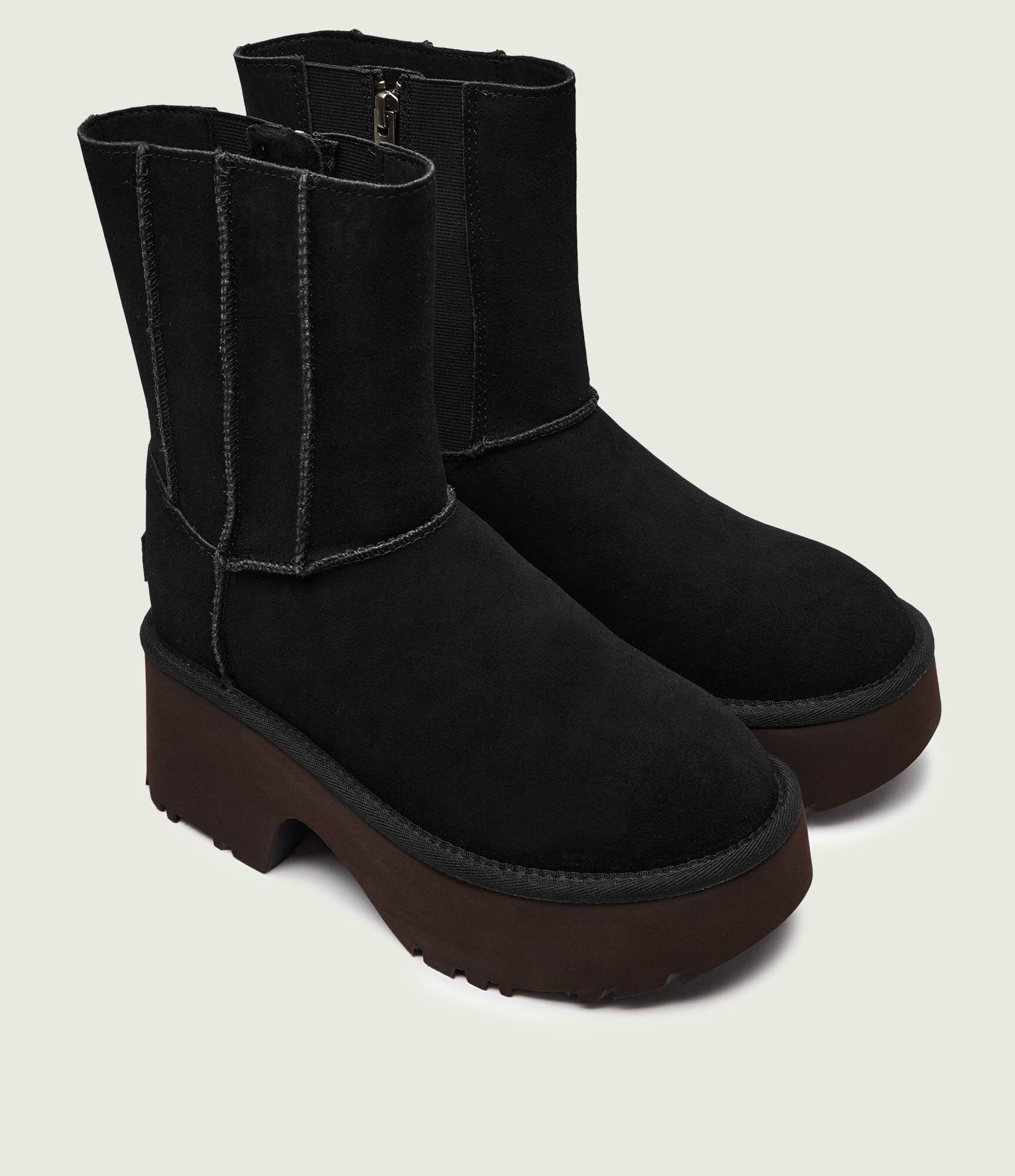 UGG Bocanci Classic Twin New Heights | piele întoarsă