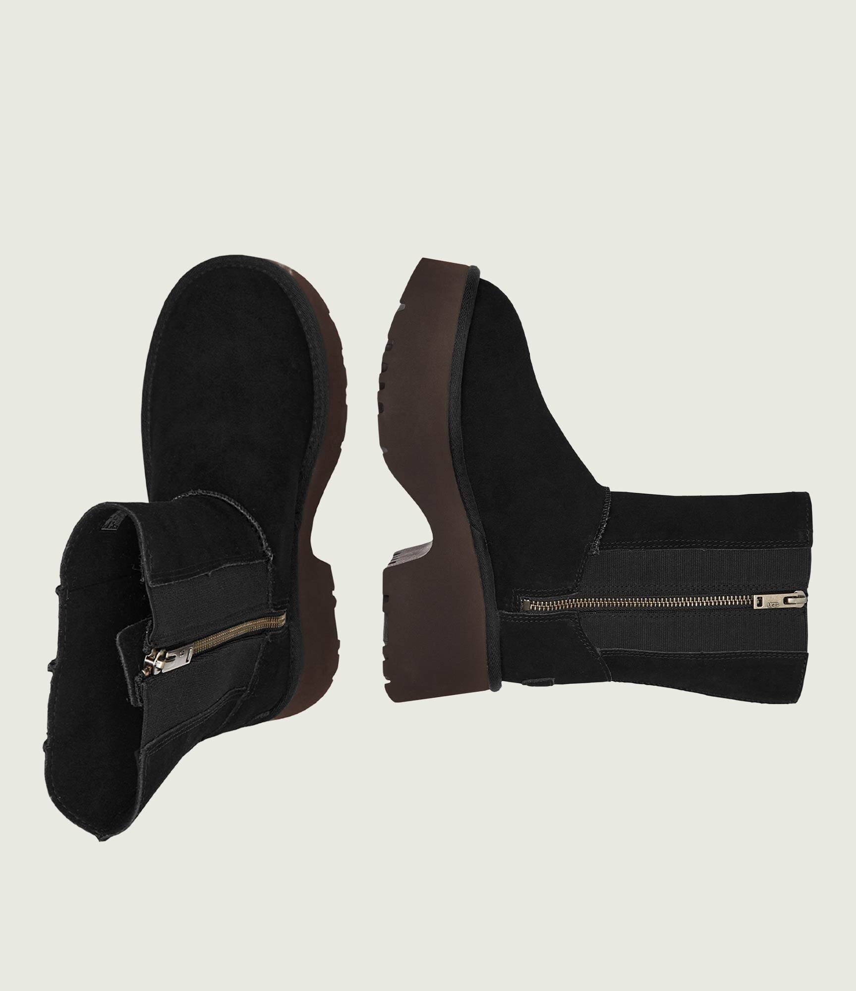 UGG Bocanci Classic Twin New Heights | piele întoarsă