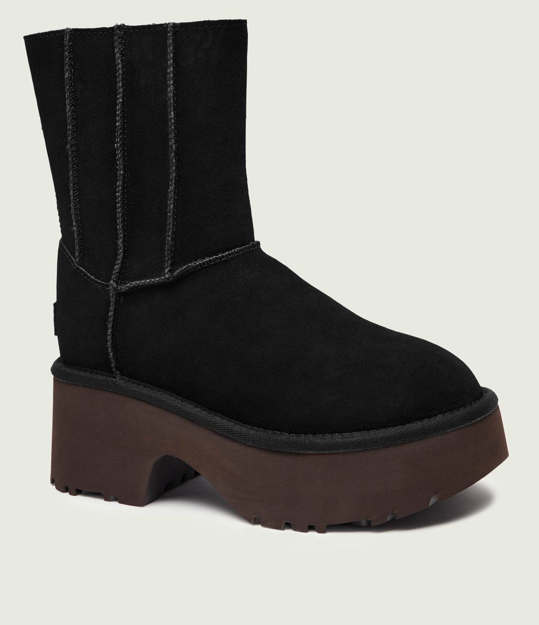 UGG Bocanci Classic Twin New Heights | piele întoarsă