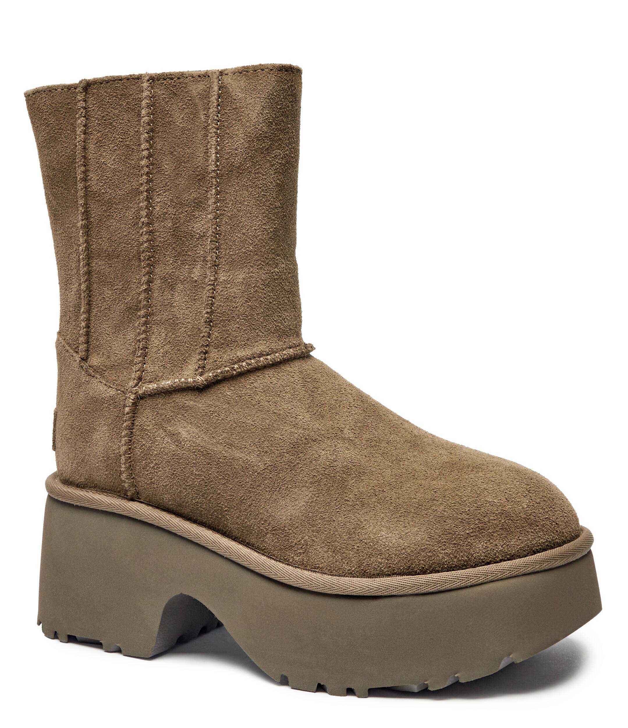 UGG Bocanci Classic Twin New Heights | piele întoarsă