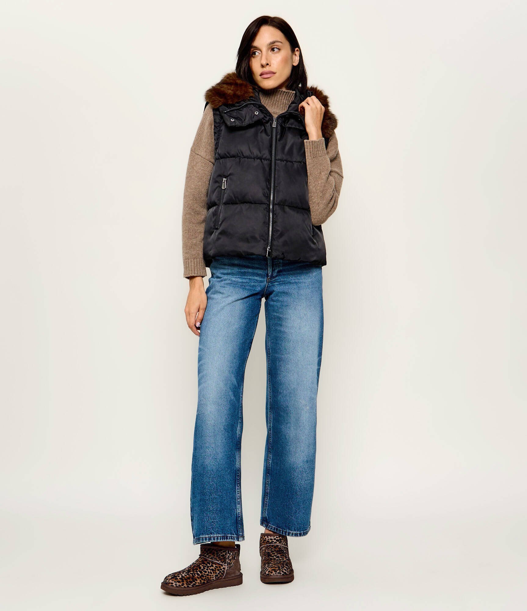 UGG Bocanci Classic Ultra Mini Caspian cu adaos de lână